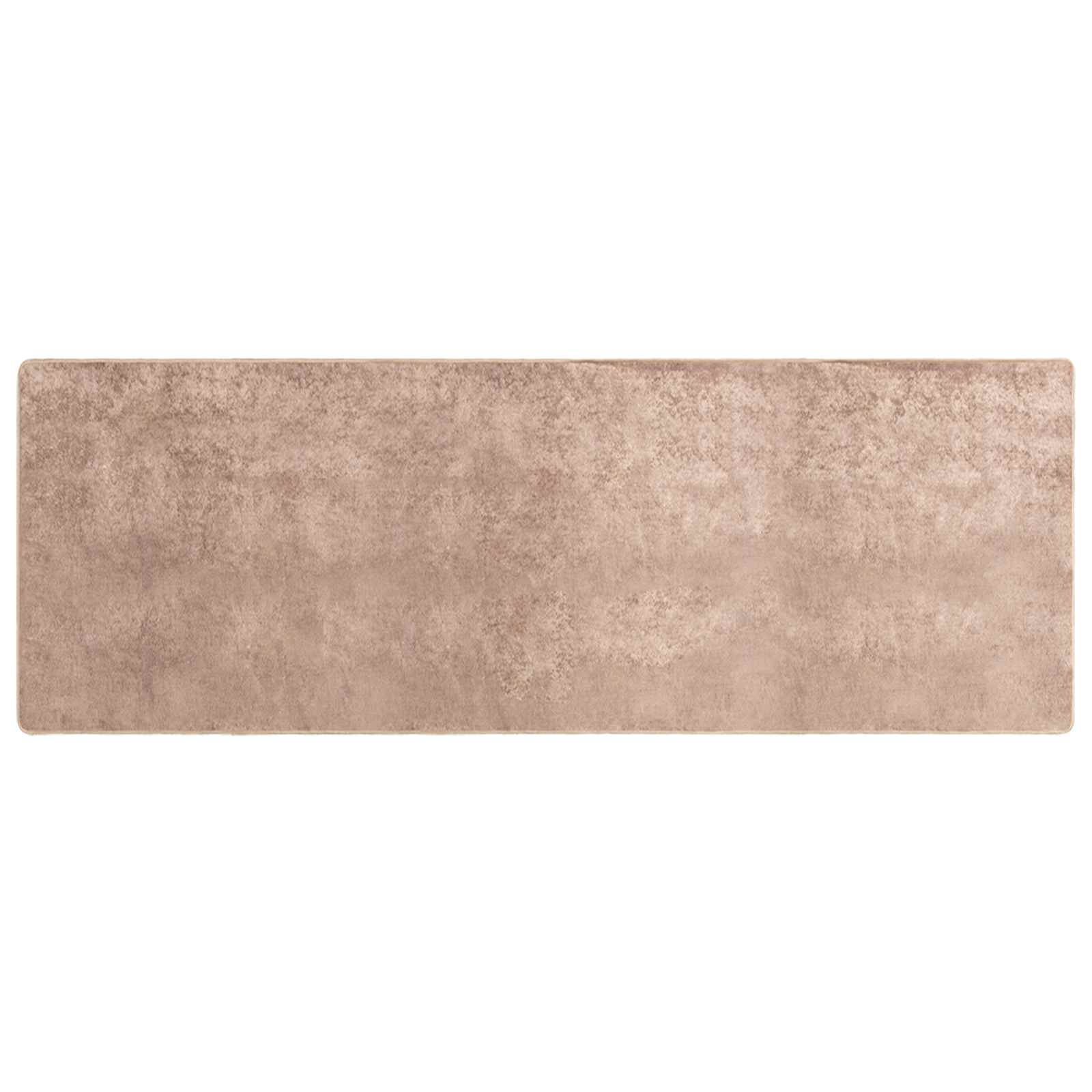 Passadeira marsa areia 100 x 250 cm poliéster e PVC