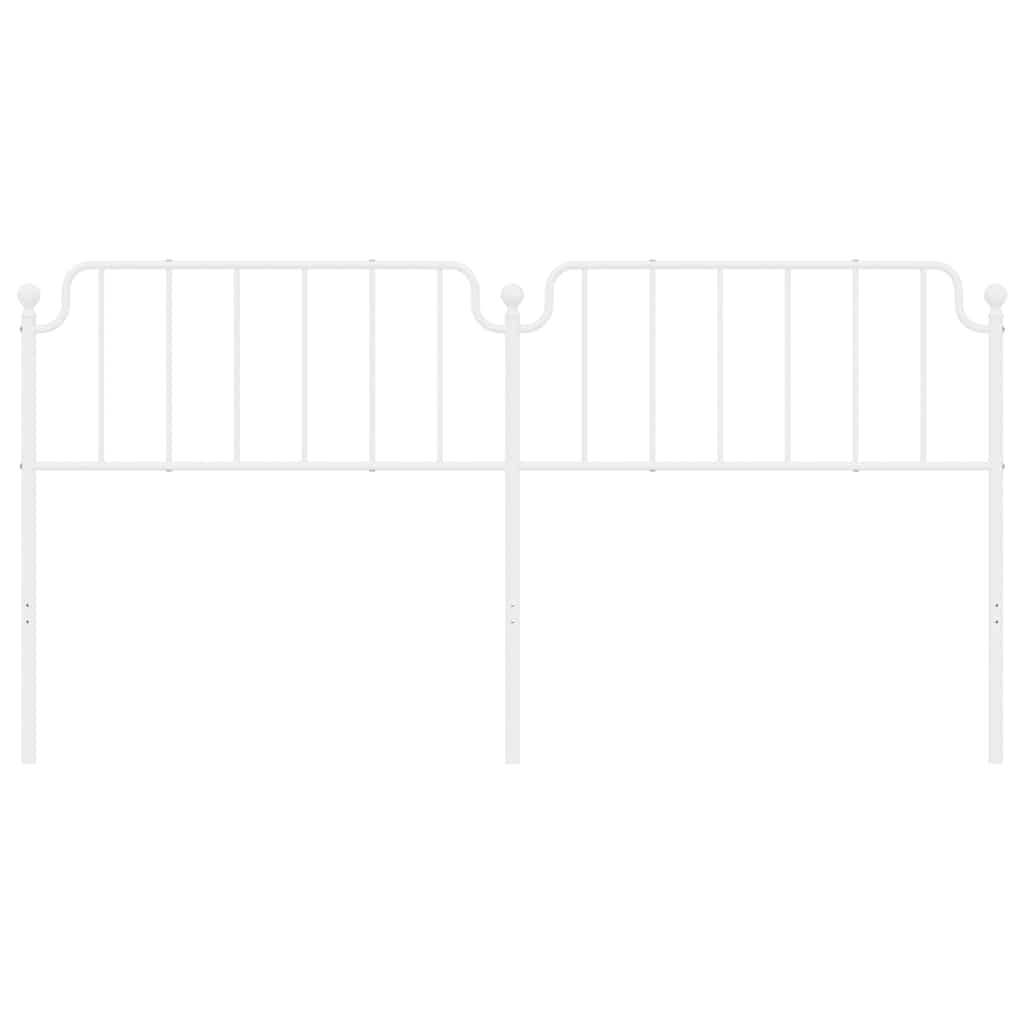 Cabeceira de substituição 193 cm metal branco