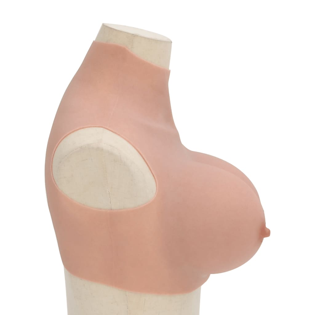 Peitoral de silicone natural copa h