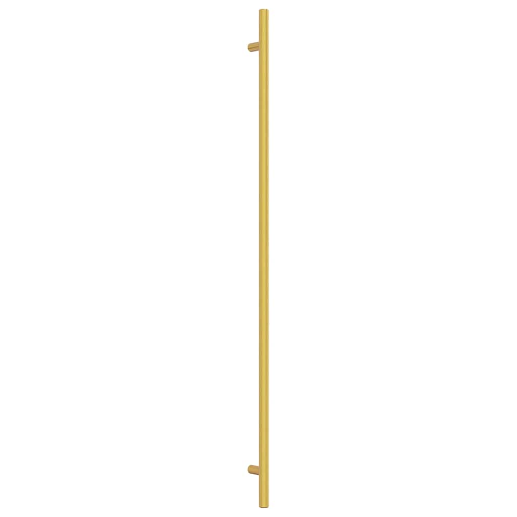 Puxadores para móveis 20 pcs 480 mm aço inoxidável dourado