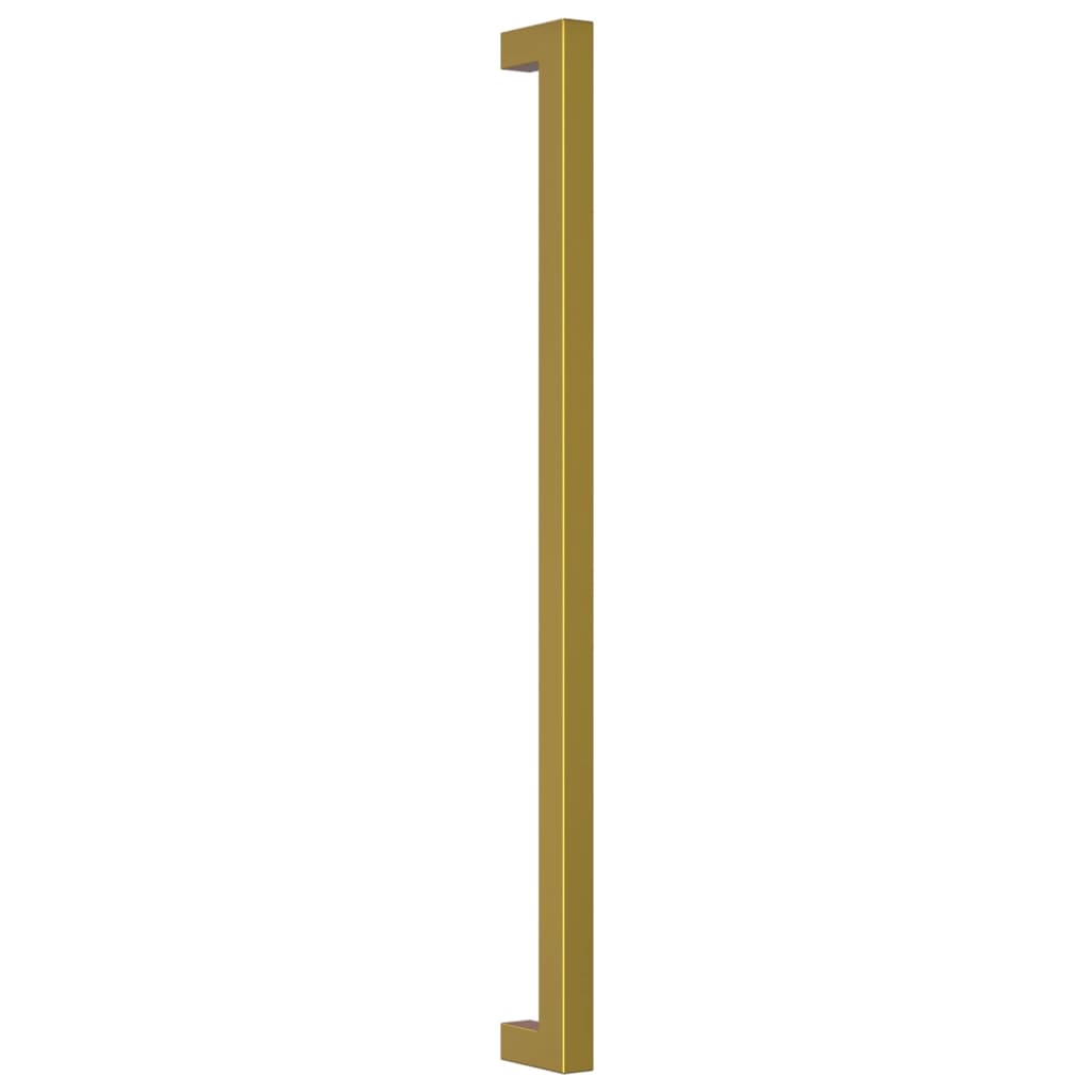 Puxadores para móveis 10 pcs 320 mm aço inoxidável dourado