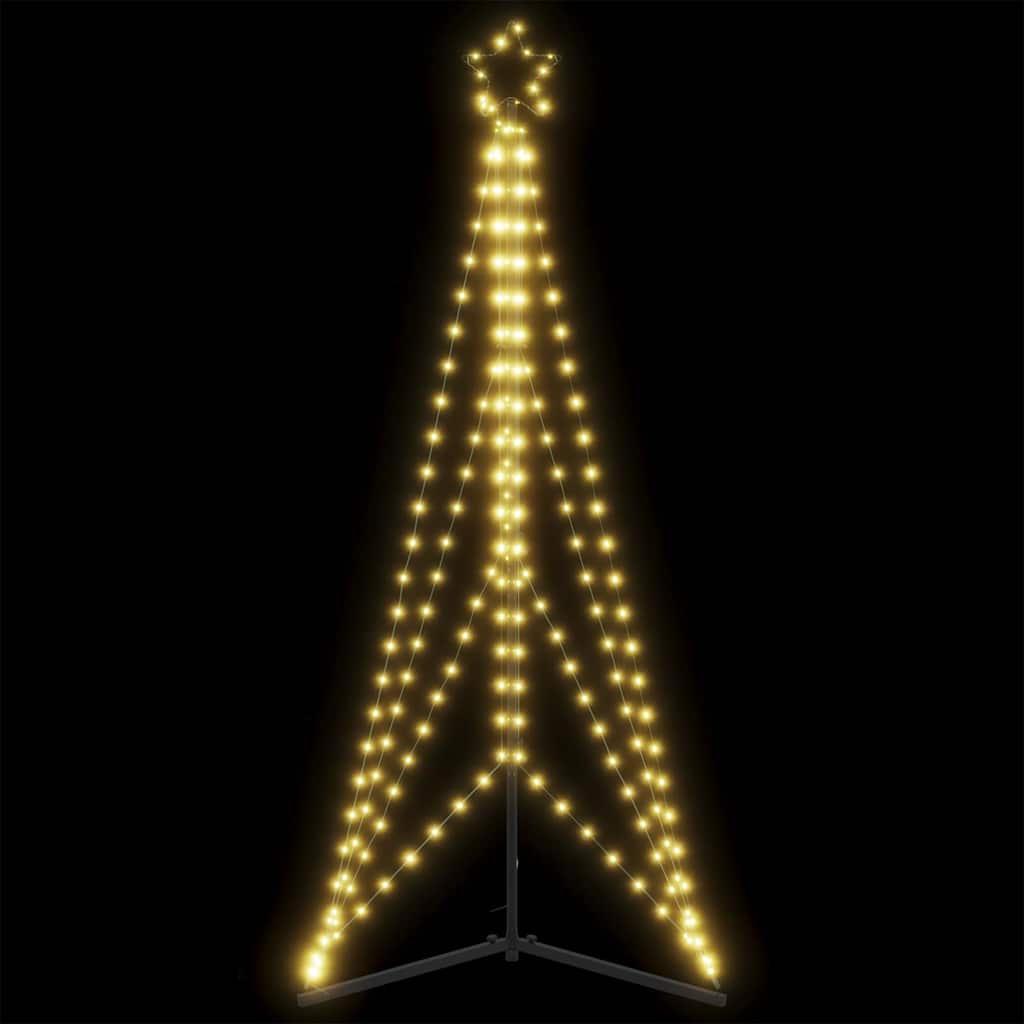 LED árvore de natal 363 leds branco quente 182 cm