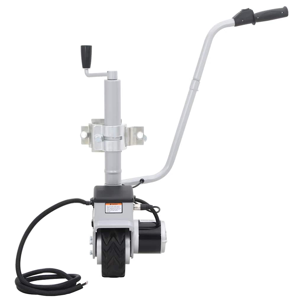 Roda jockey motorizada para atrelado alumínio 12 v 350 w