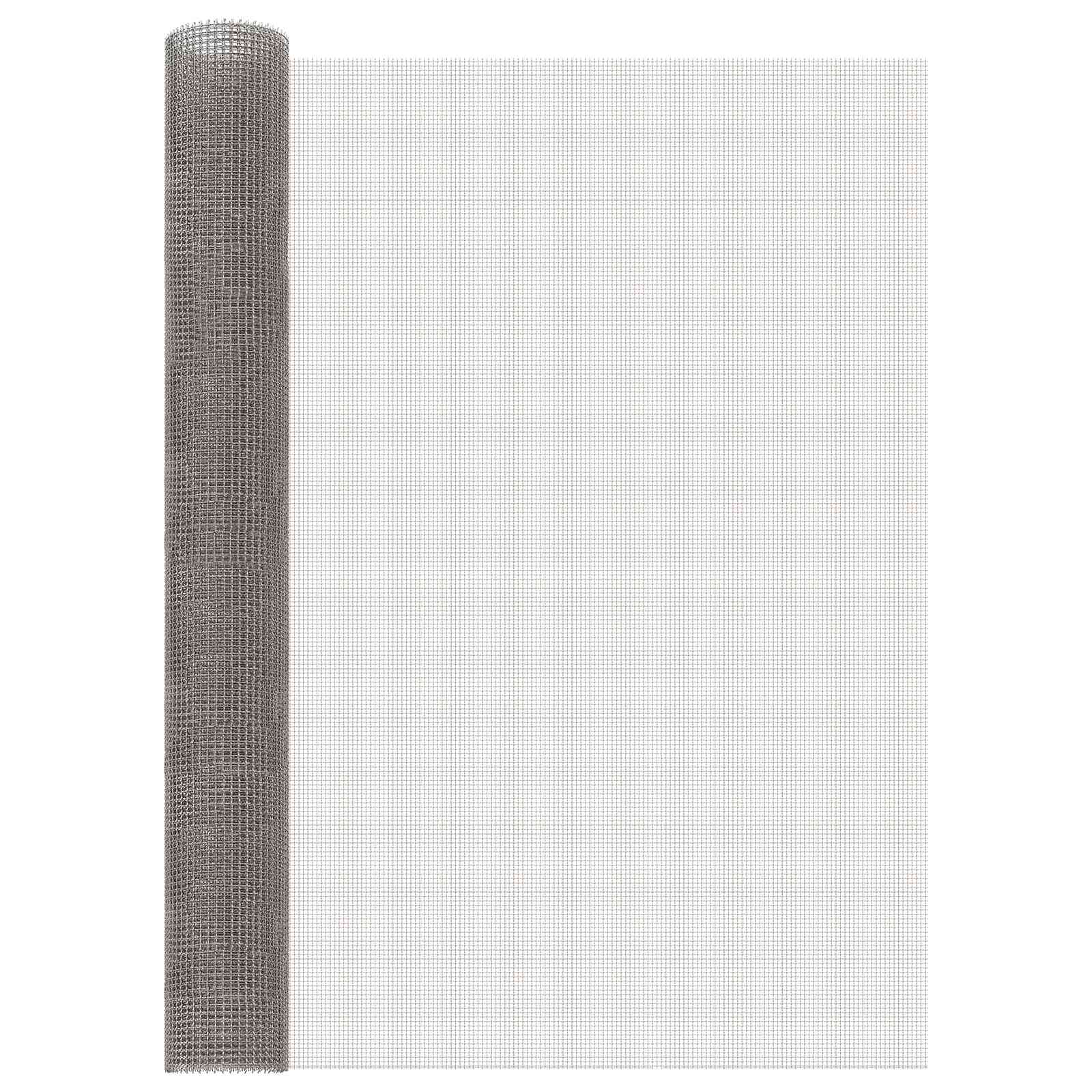 Tela de malha 100 x 200 cm 3 mesh aço inoxidável 201 prateado