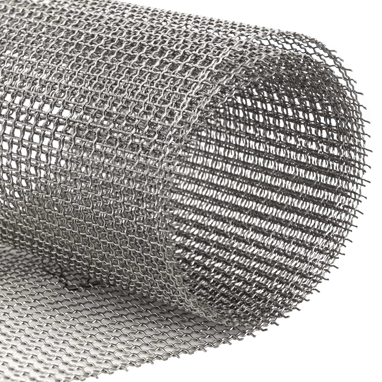 Tela de malha 100 x 200 cm 3 mesh aço inoxidável 201 prateado