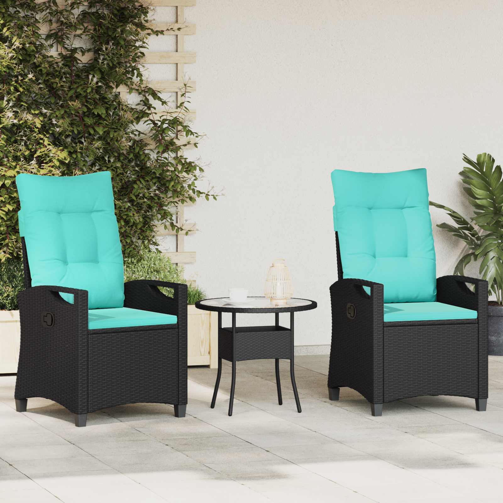 Cadeira de jardim 56 x 64 x 94 cm aço