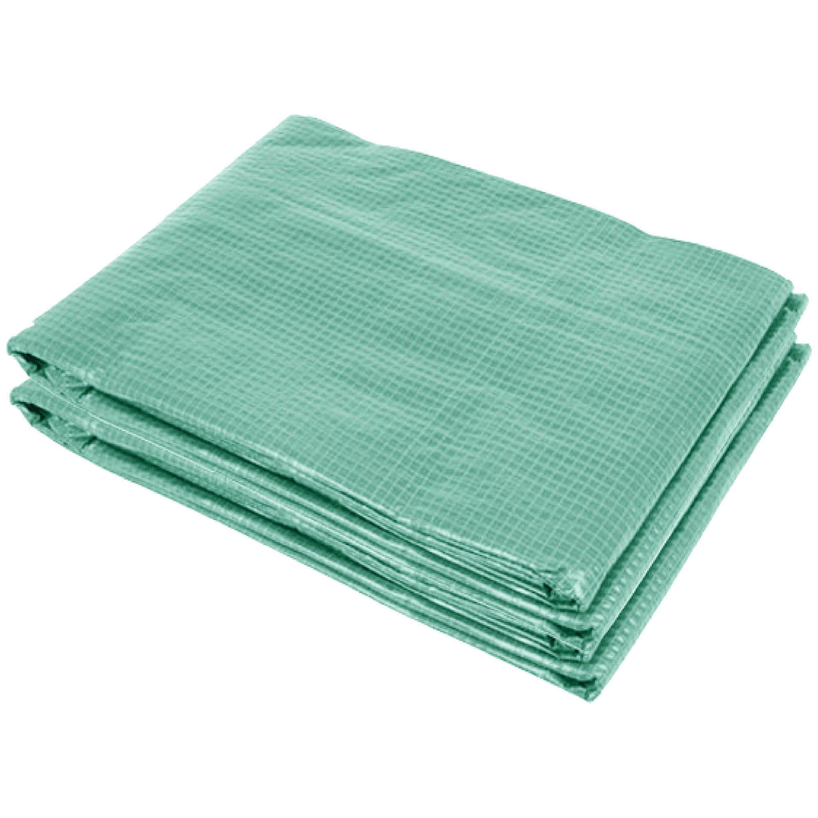 Cobertura de estufa com 6 janelas e porta para jardim anti-UV PE 300x200x200 cm verde