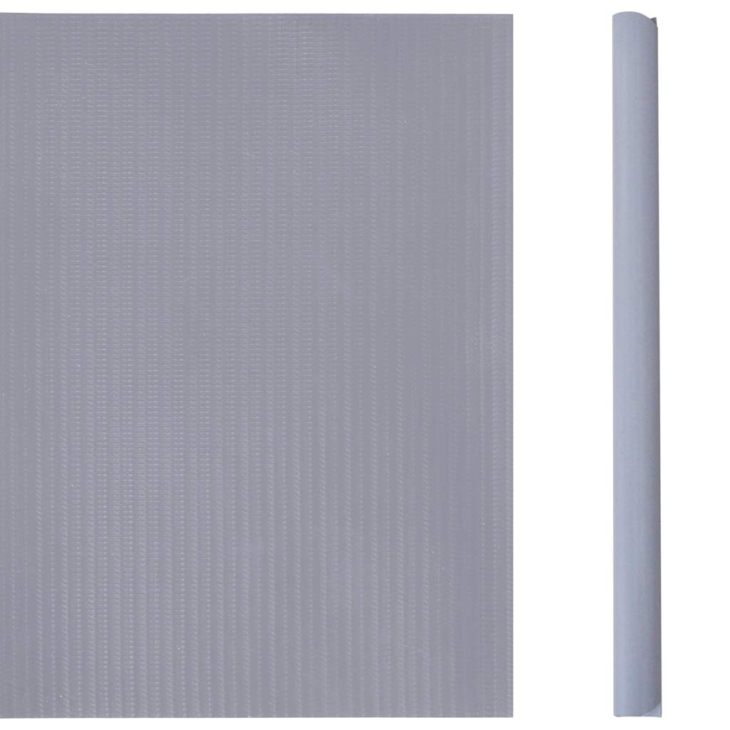 4 Pcs painéis privacidade jardim 35x0,19m PVC cinza-claro fosco