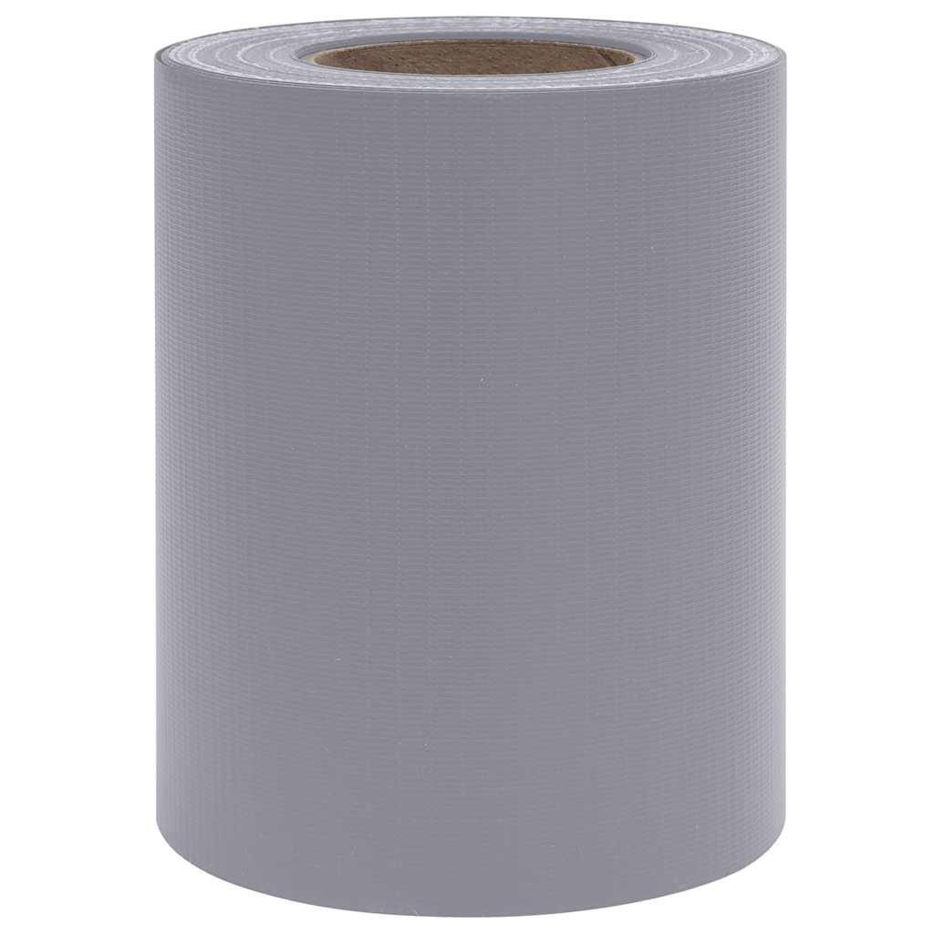 4 Pcs painéis privacidade jardim 35x0,19m PVC cinza-claro fosco
