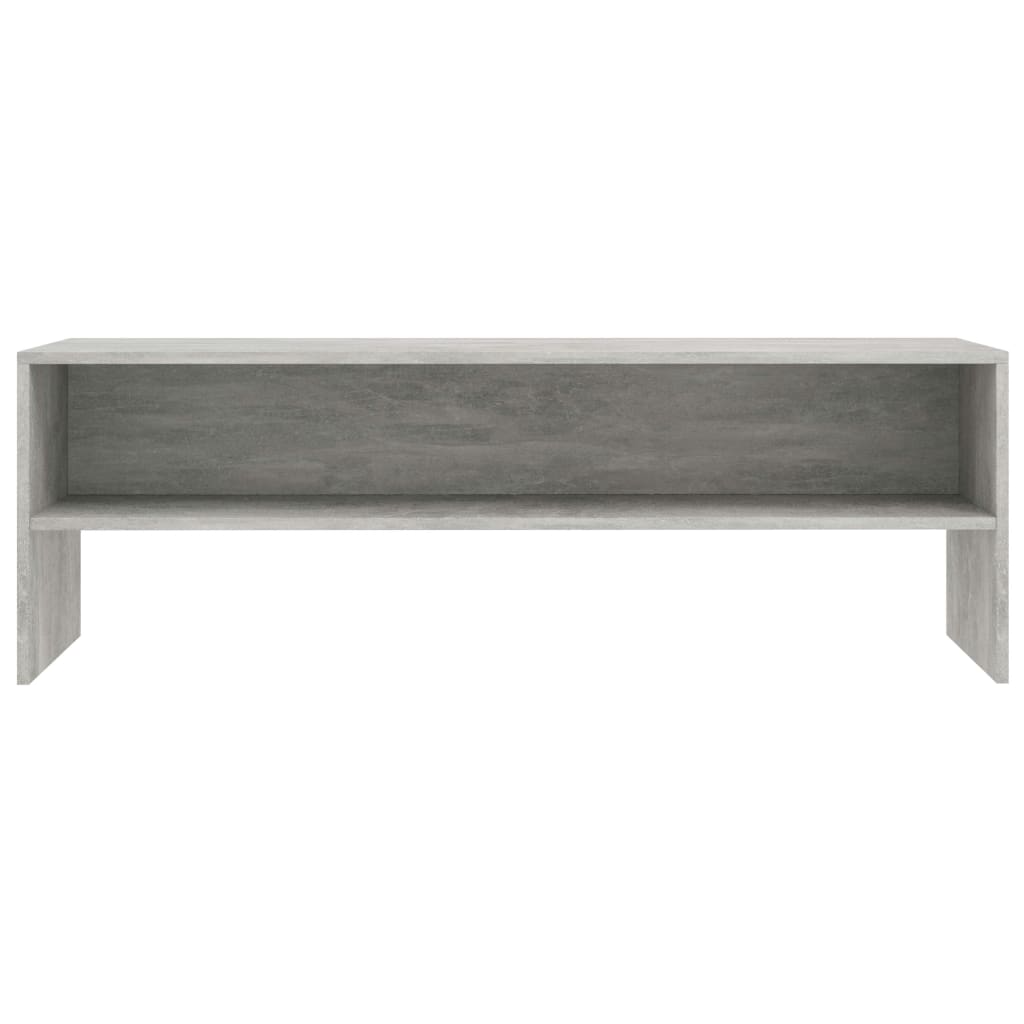 Móvel de TV 120x40x40 cm derivados de madeira cinzento cimento