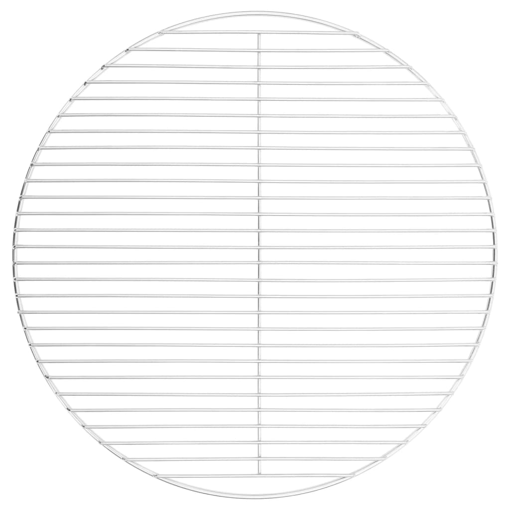 Grelha para churrasco redonda ø54 cm aço inoxidável 304
