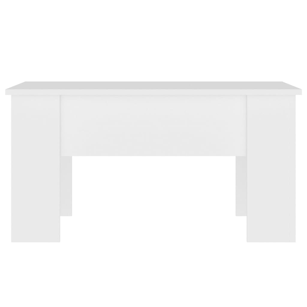 Mesa de centro 79x49x41 cm madeira processada branco