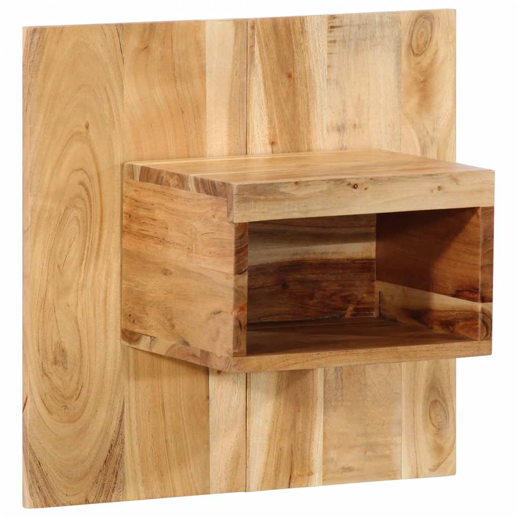 Mesa de cabeceira 50x27x50 cm madeira de acácia maciça