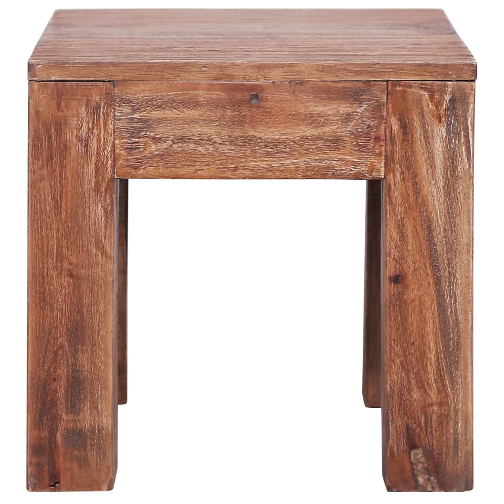 Mesa de centro 30x30x30 cm madeira de mogno maciça