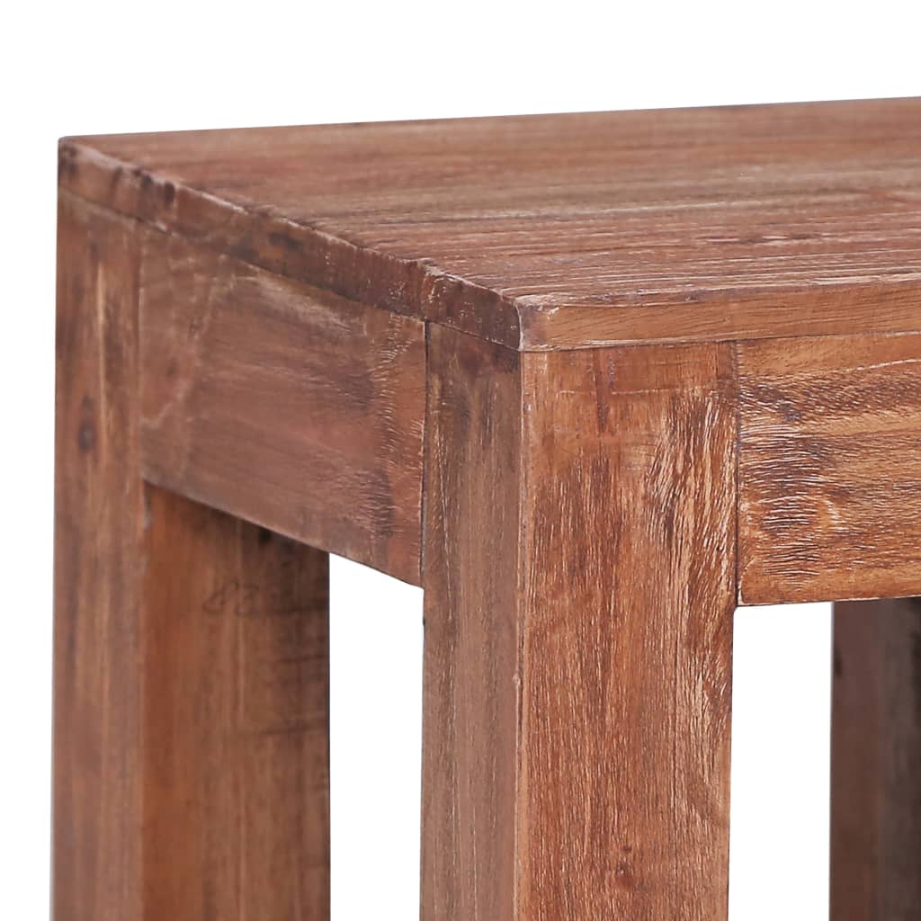 Mesa de centro 30x30x30 cm madeira de mogno maciça