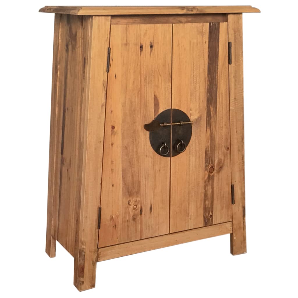 Conjunto de casa de banho 5 pcs madeira de pinho maciça