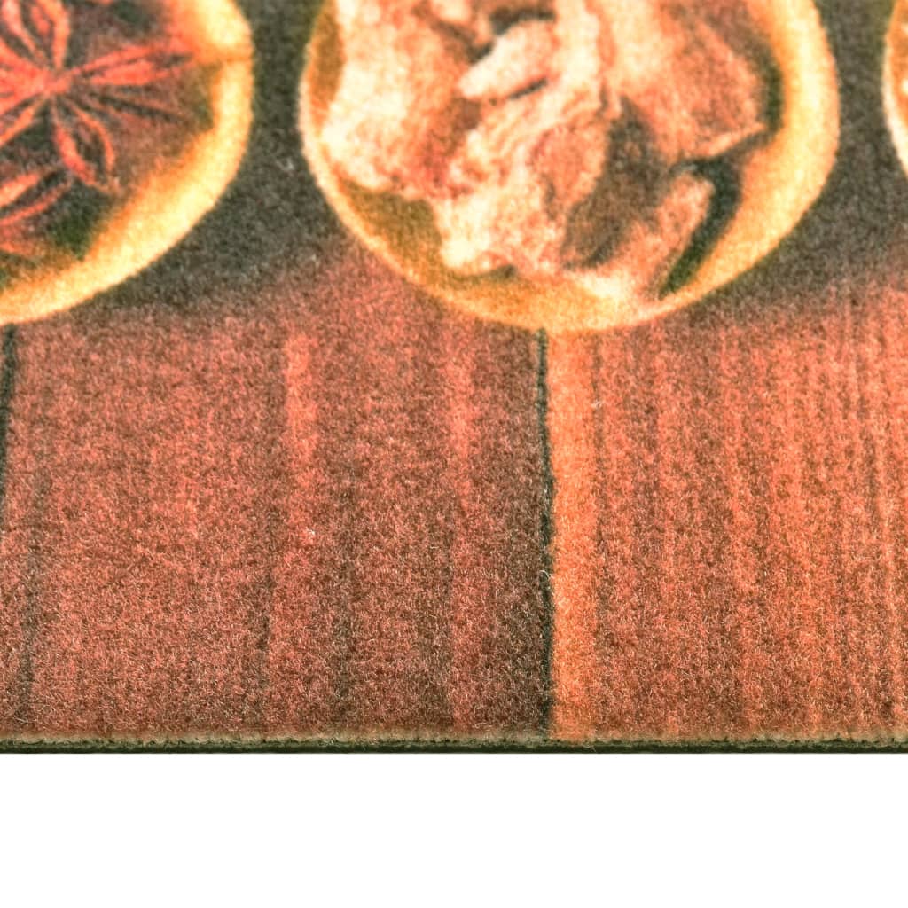 Tapete de cozinha lavável com design de colheres 60x300 cm