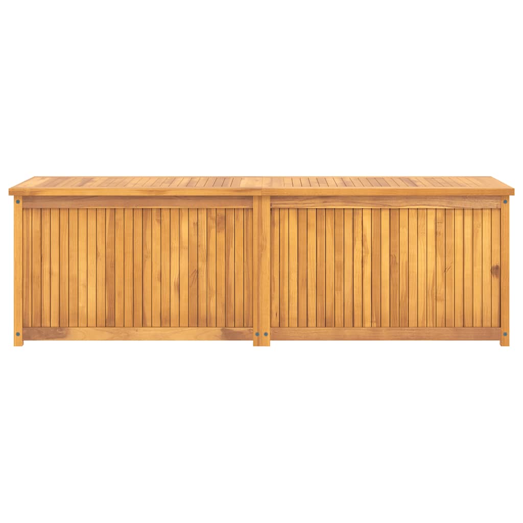 Caixa para jardim 175x50x55 cm madeira de teca maciça
