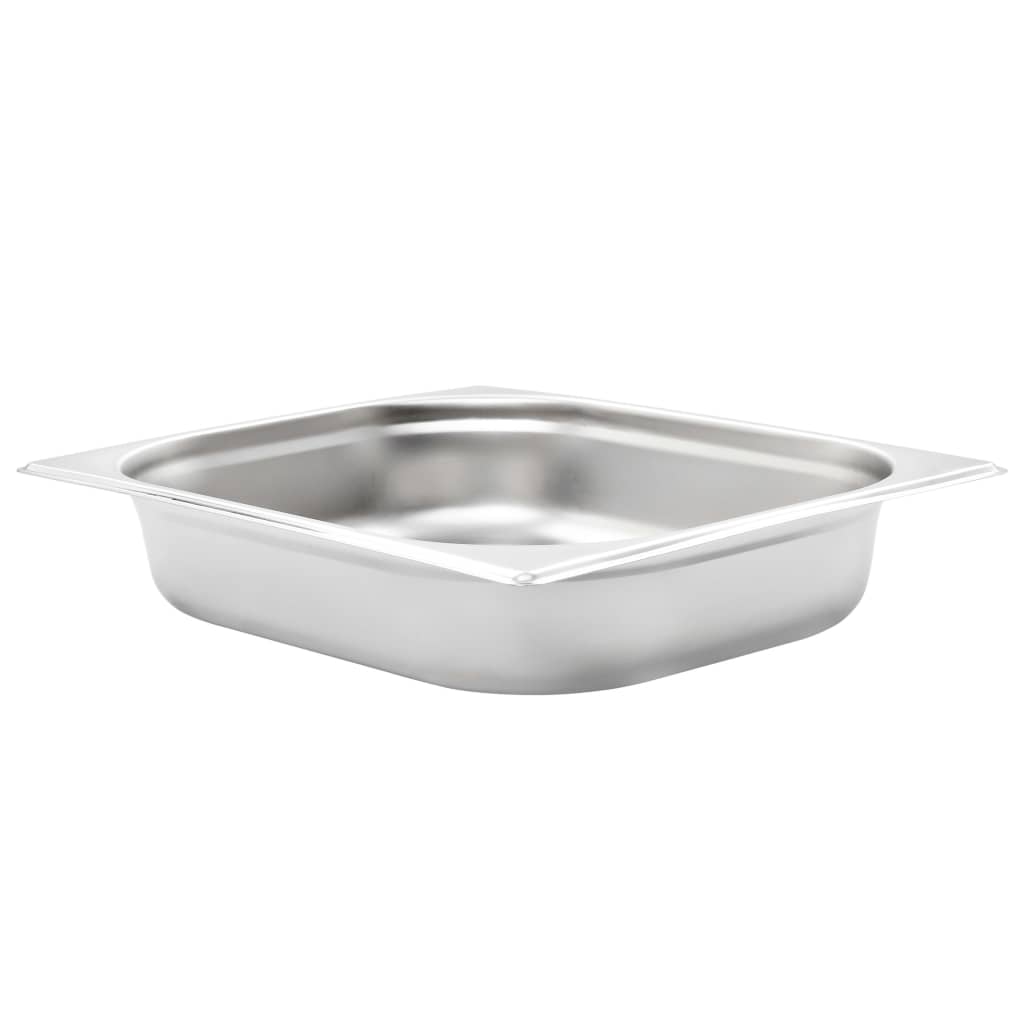 Recipientes gastronorm 4 pcs gn 1/2 65 mm aço inoxidável