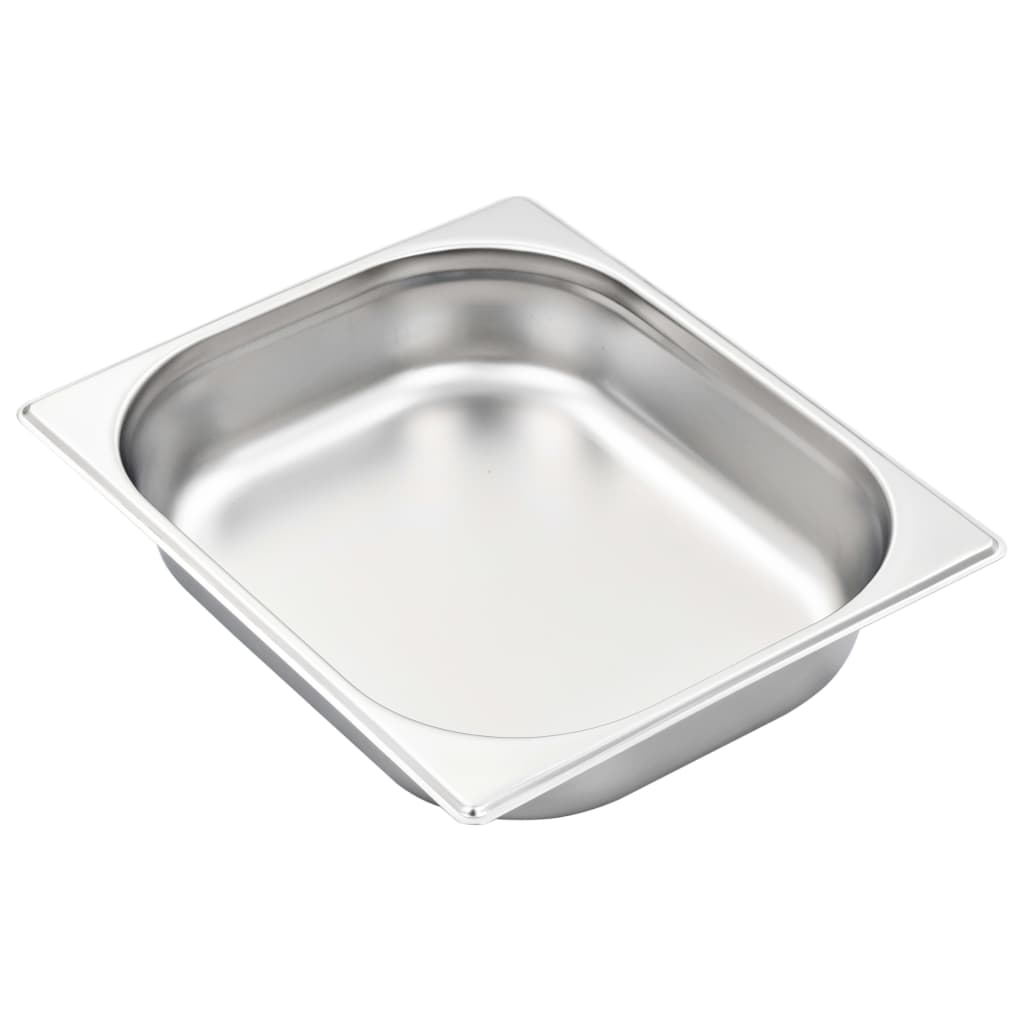 Recipientes gastronorm 4 pcs gn 1/2 65 mm aço inoxidável