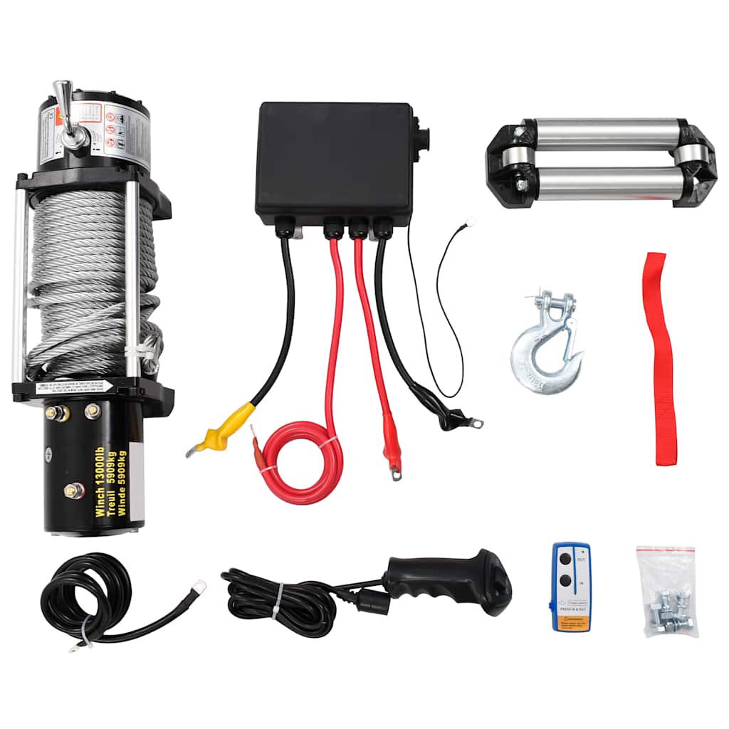 Guincho elétrico 12 v 5909 kg