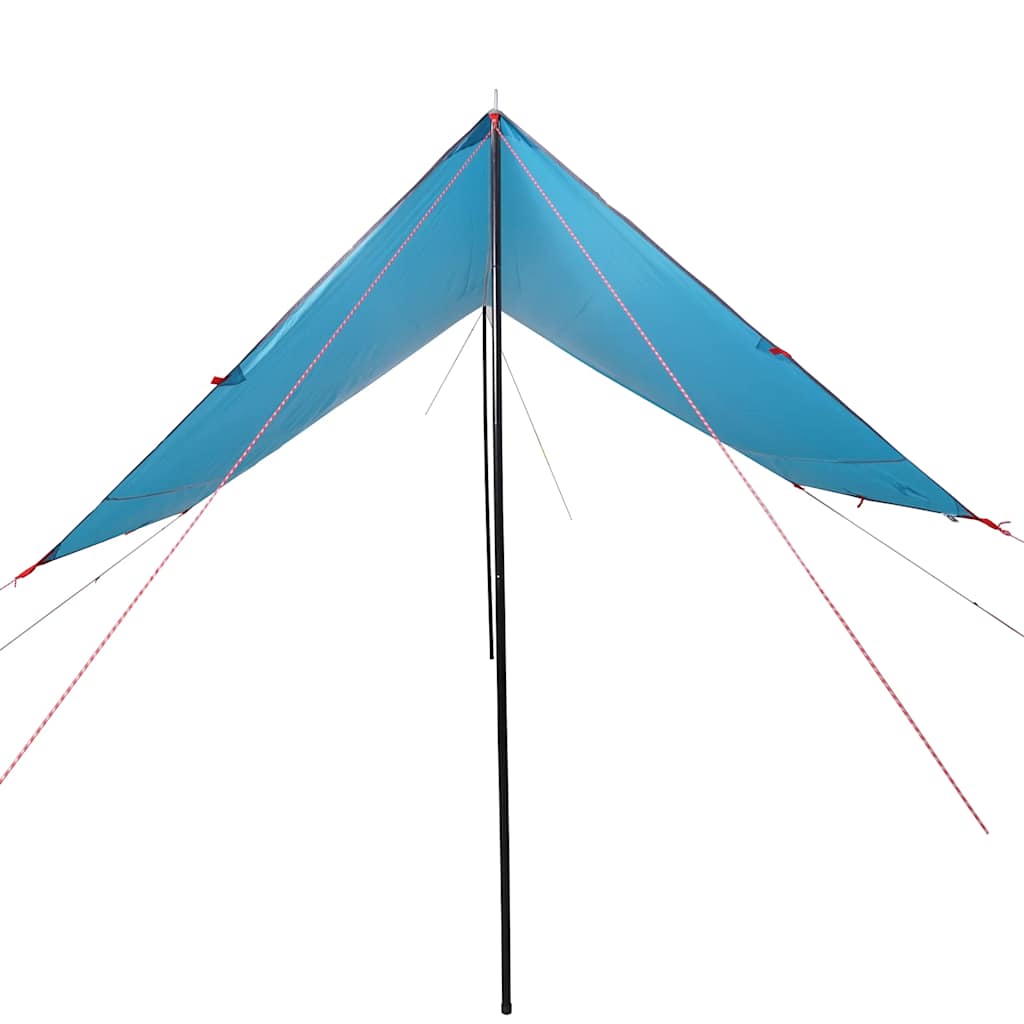 Lona de campismo 430x380x210 cm impermeável azul