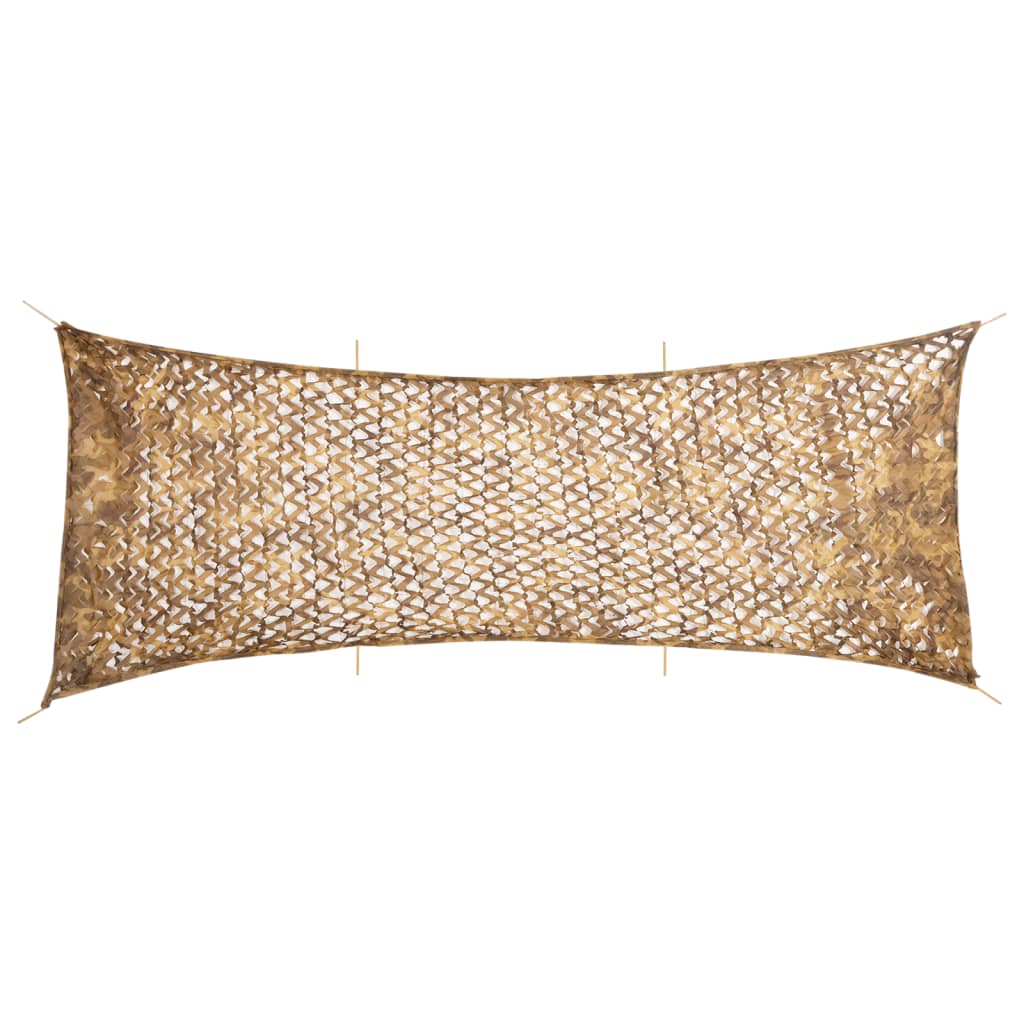 Rede de camuflagem com saco de arrumação 623x203 cm areia