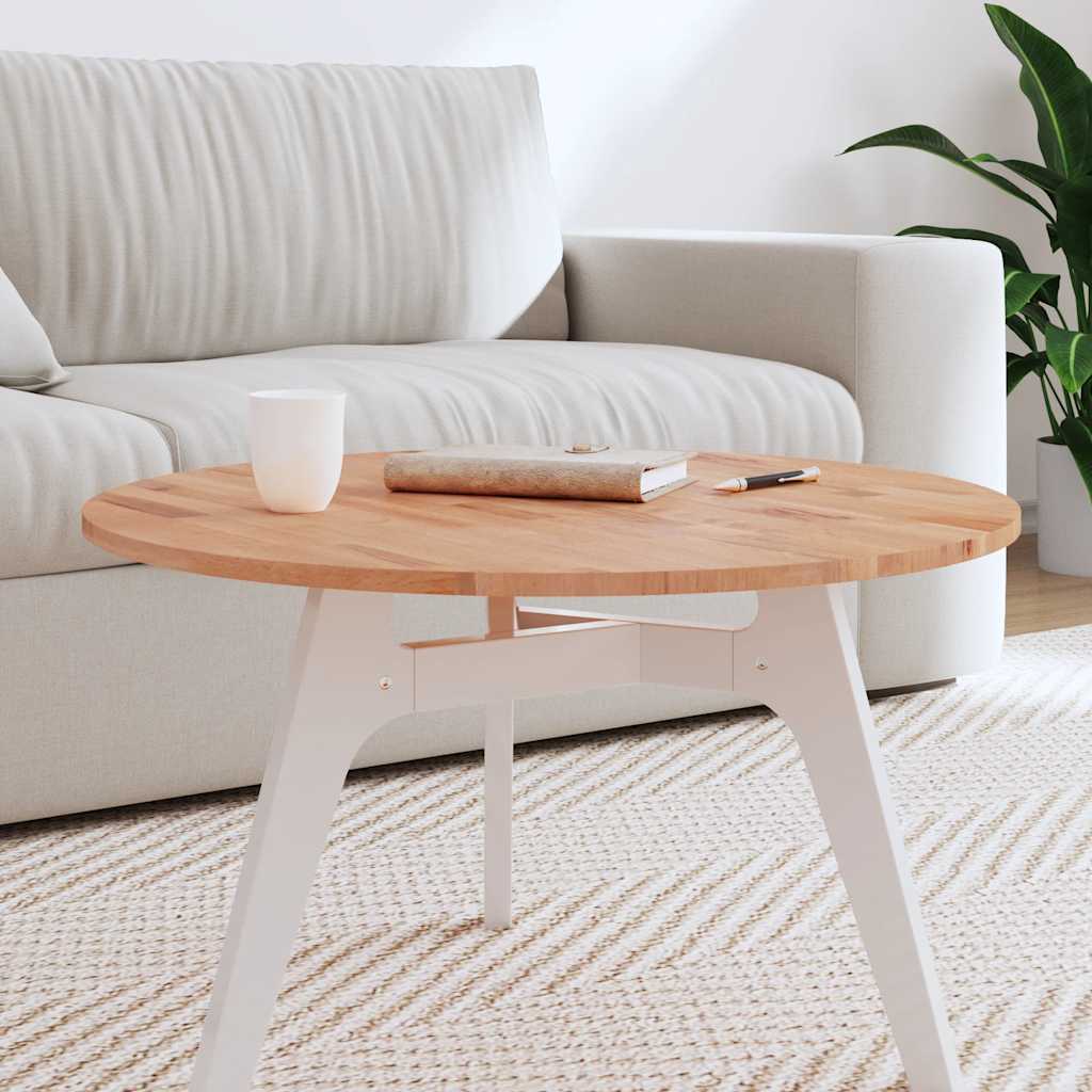 Tampo de mesa redondo ø70x1,5 cm madeira de faia maciça