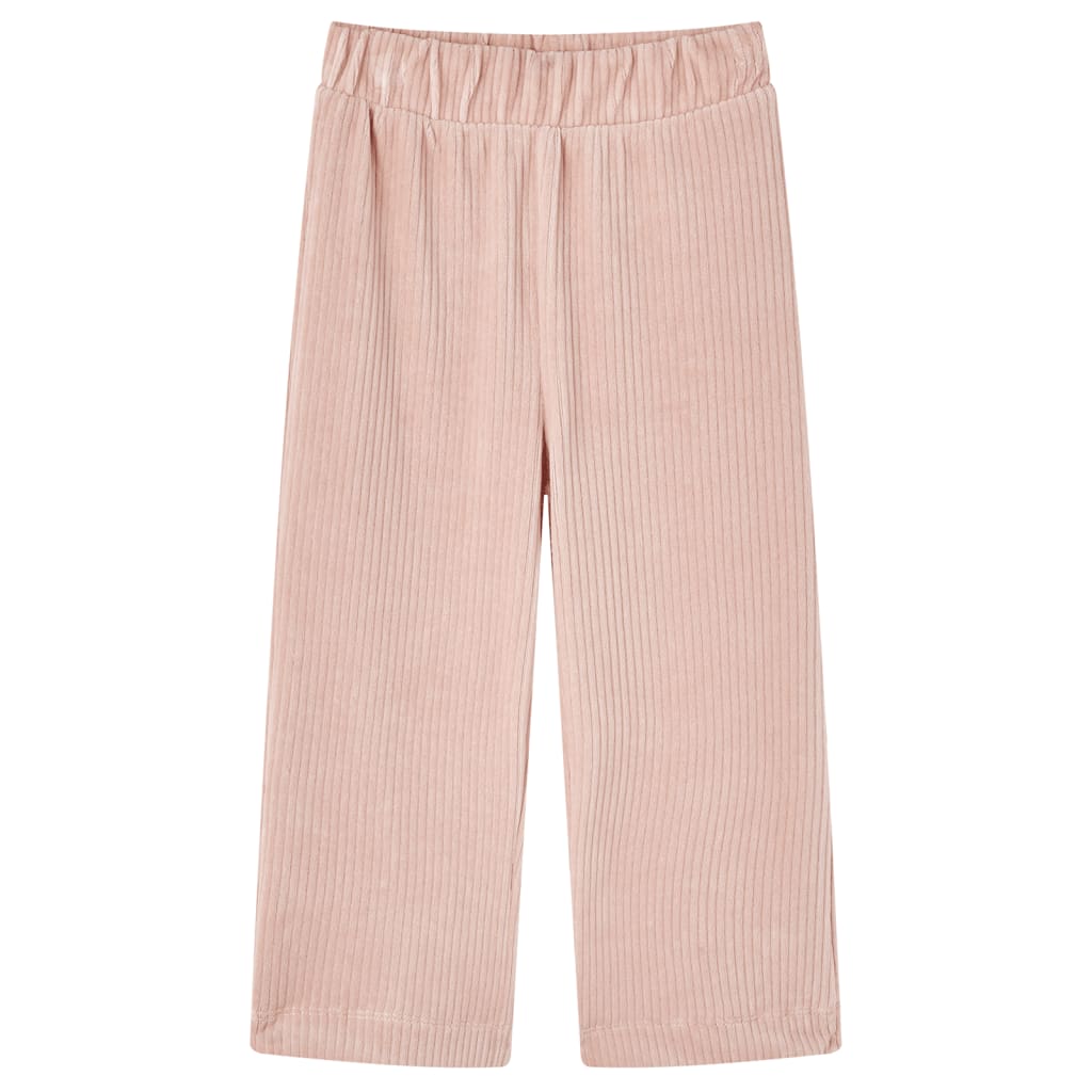 Calças para crianças bombazina rosa-claro 104