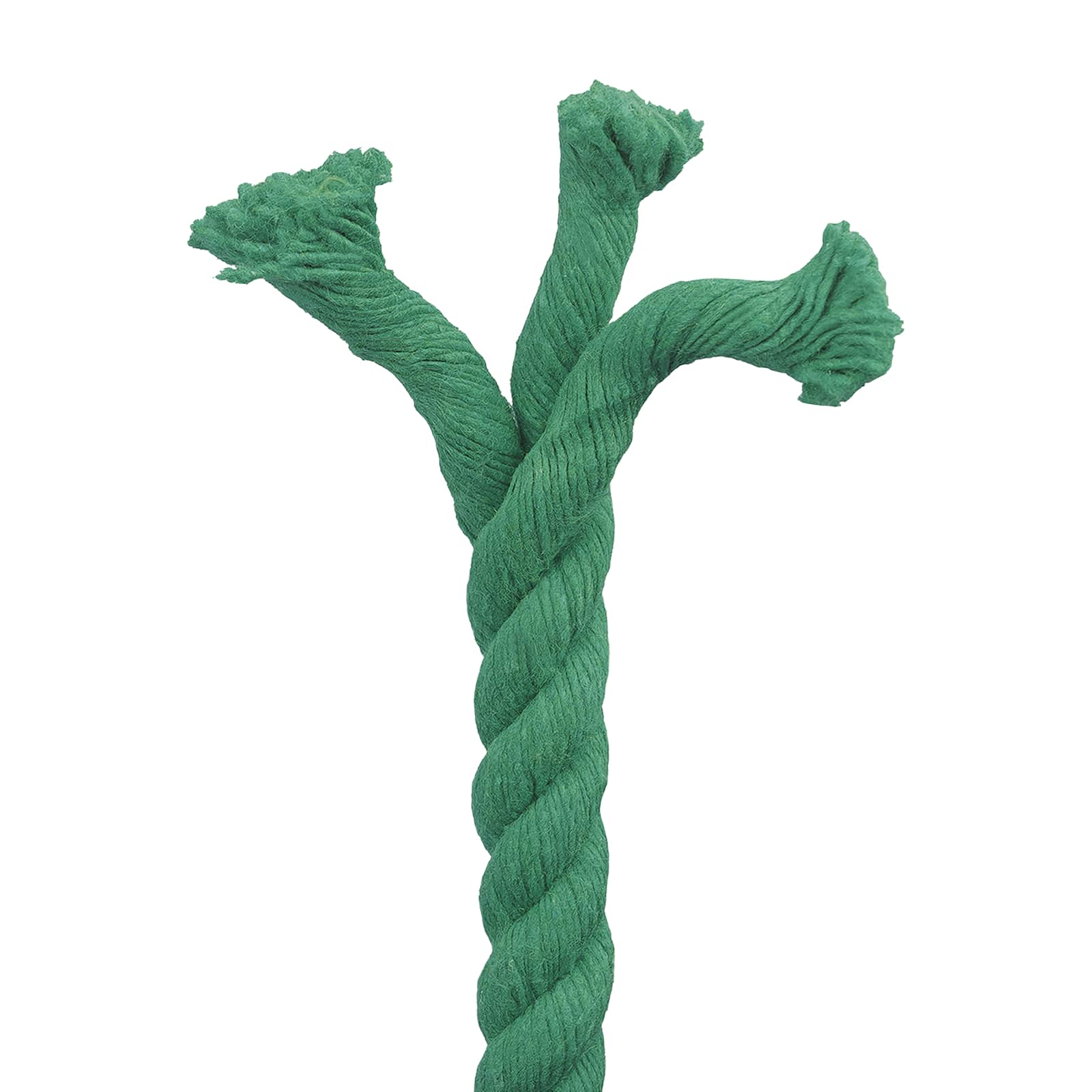 Corda de algodão 20 mm 50 m verde 100% algodão