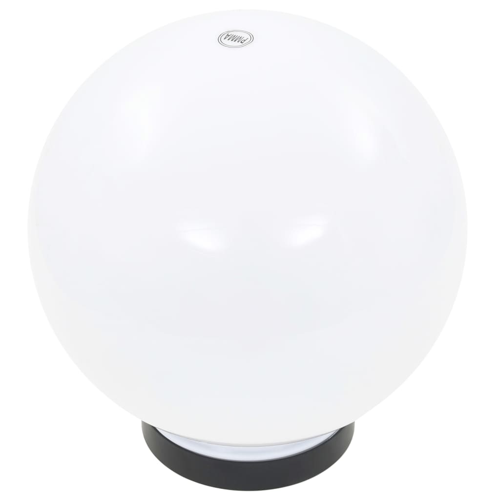 Candeeiros esféricos LED 2 pcs 20 cm pmma