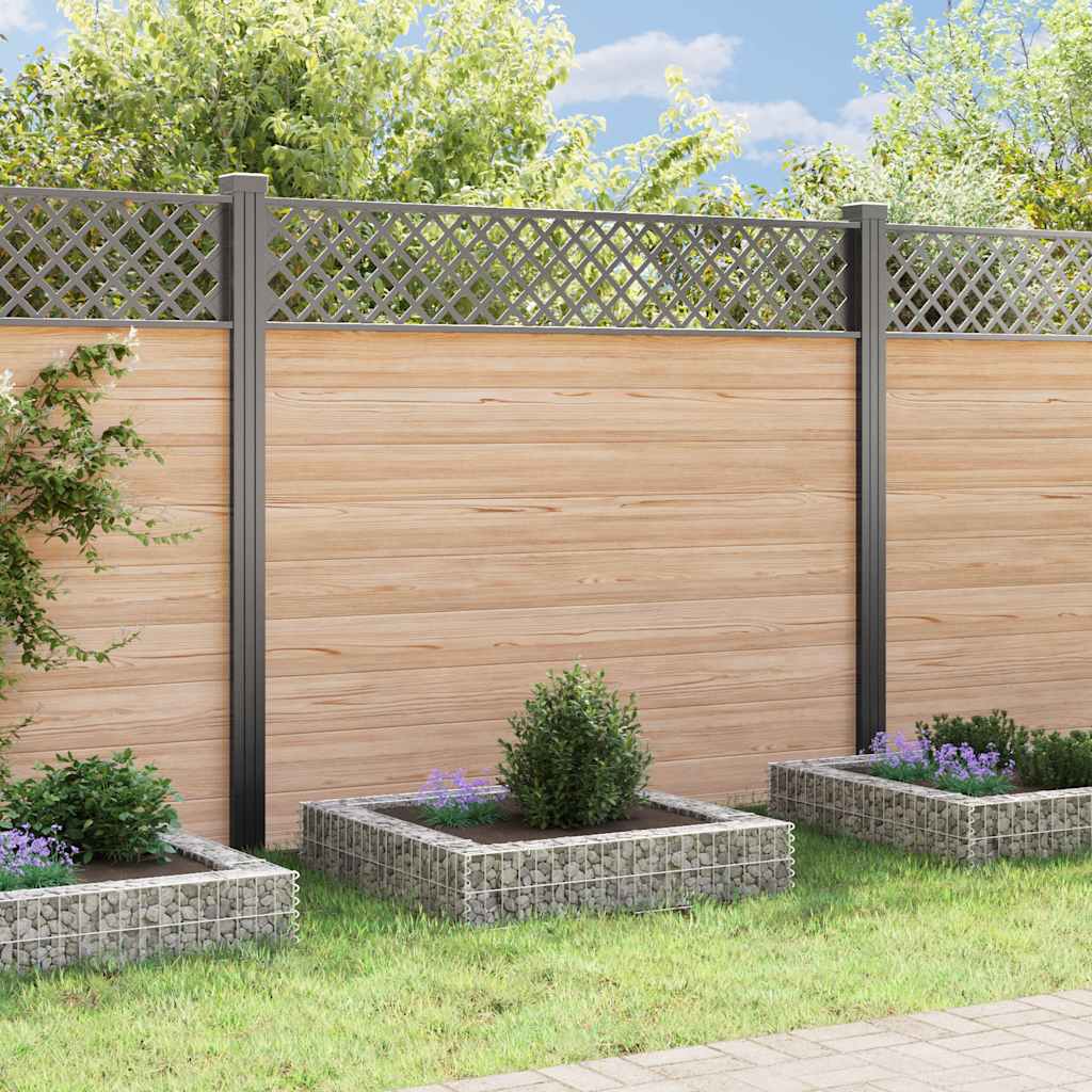 Canteiro elevado/cesto gabião 100x100x20 cm aço galvanizado