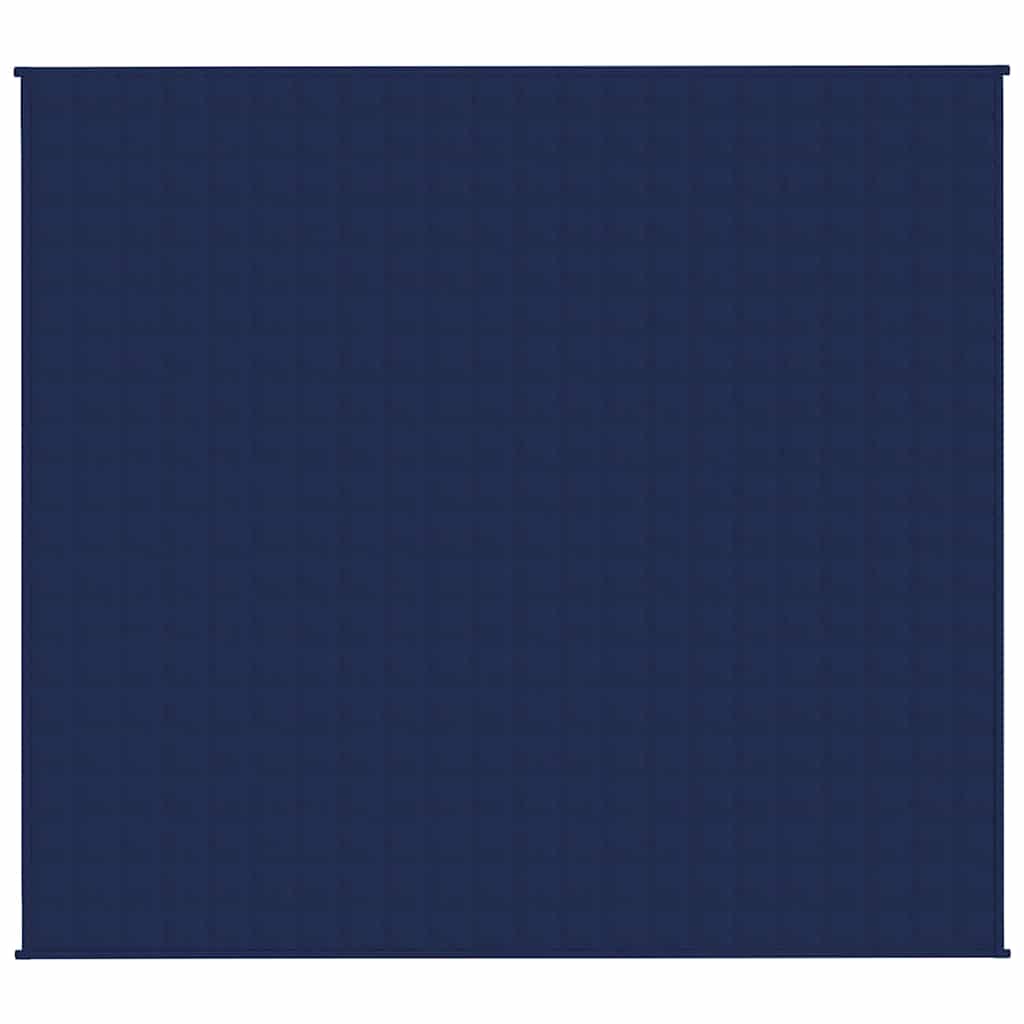 Manta pesada 5 kg 200x225 cm tecido azul