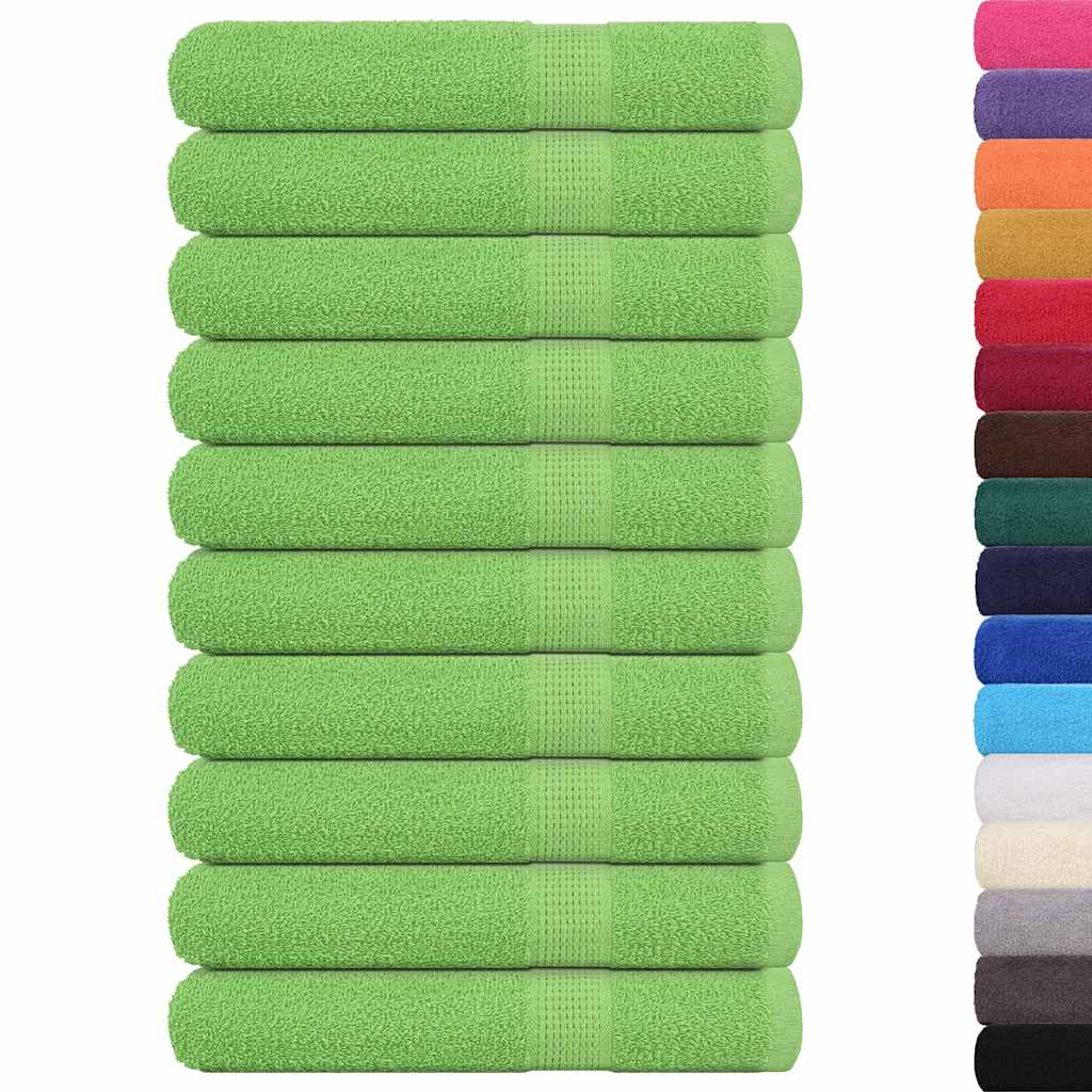 Toalhas sauna frogn 10pcs 80x200cm 360 g/m² verde maça