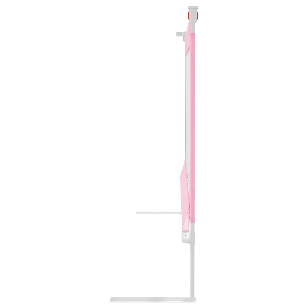 Barra de segurança p/ cama infantil tecido 120x25 cm rosa