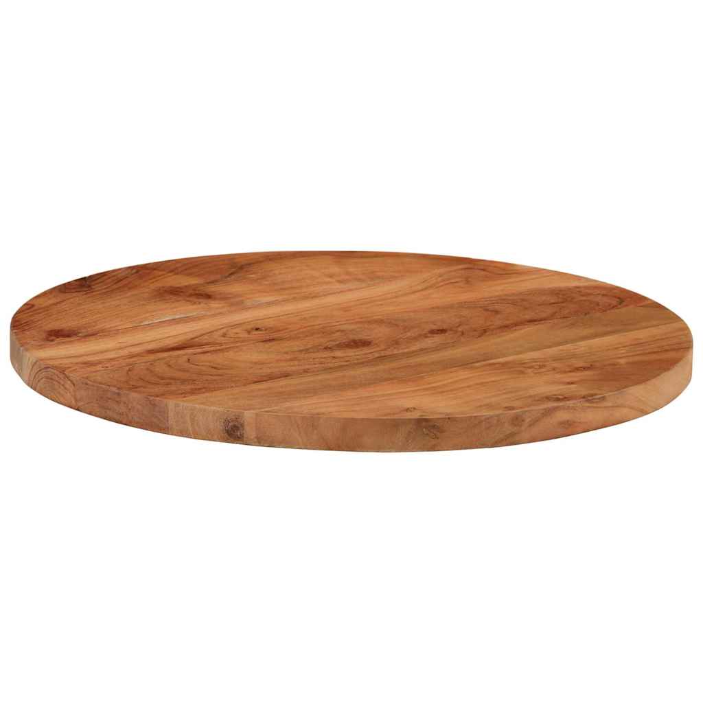 Tampo de mesa redondo ø40x3,8 cm madeira de acácia maciça