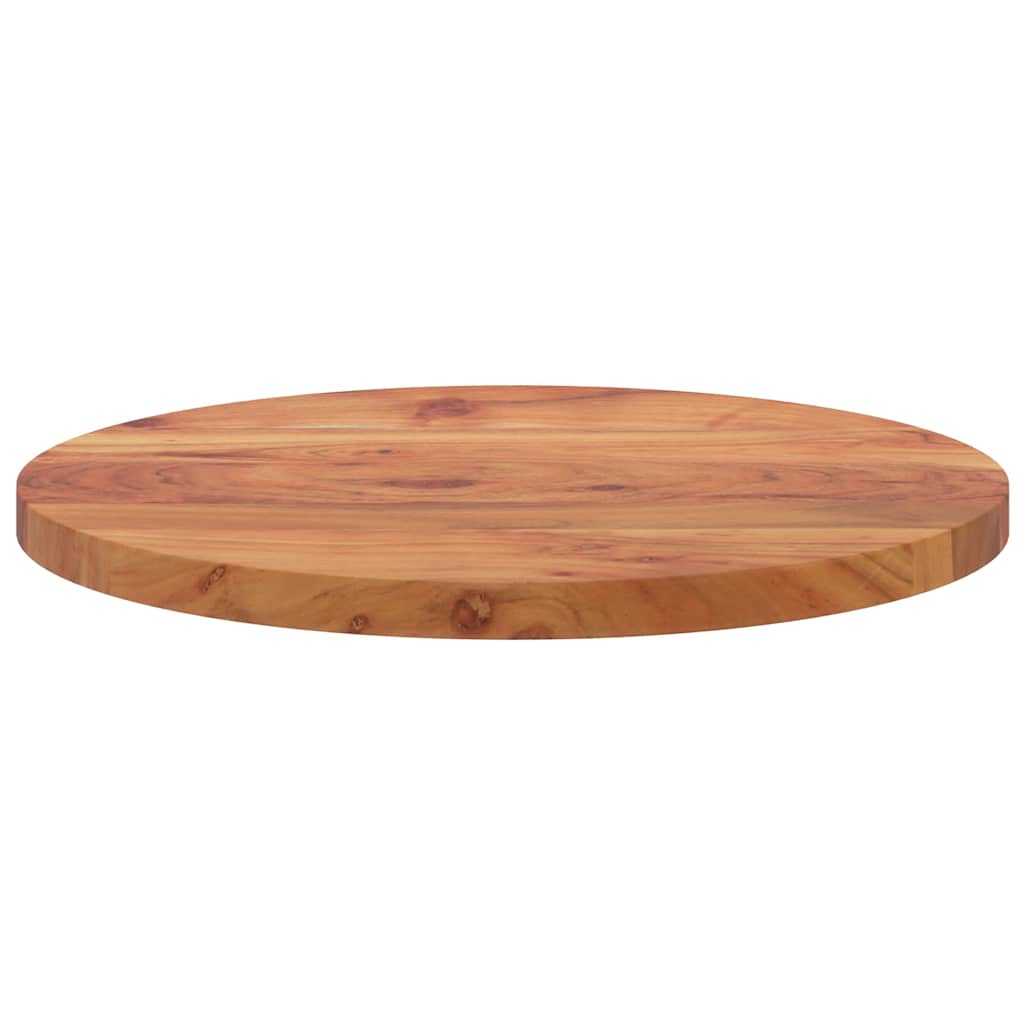 Tampo de mesa redondo ø40x3,8 cm madeira de acácia maciça