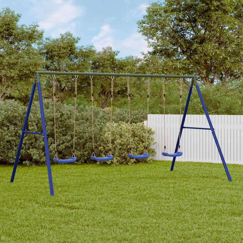 Estrutura de baloiço exterior para crianças l 341 x a 185 cm