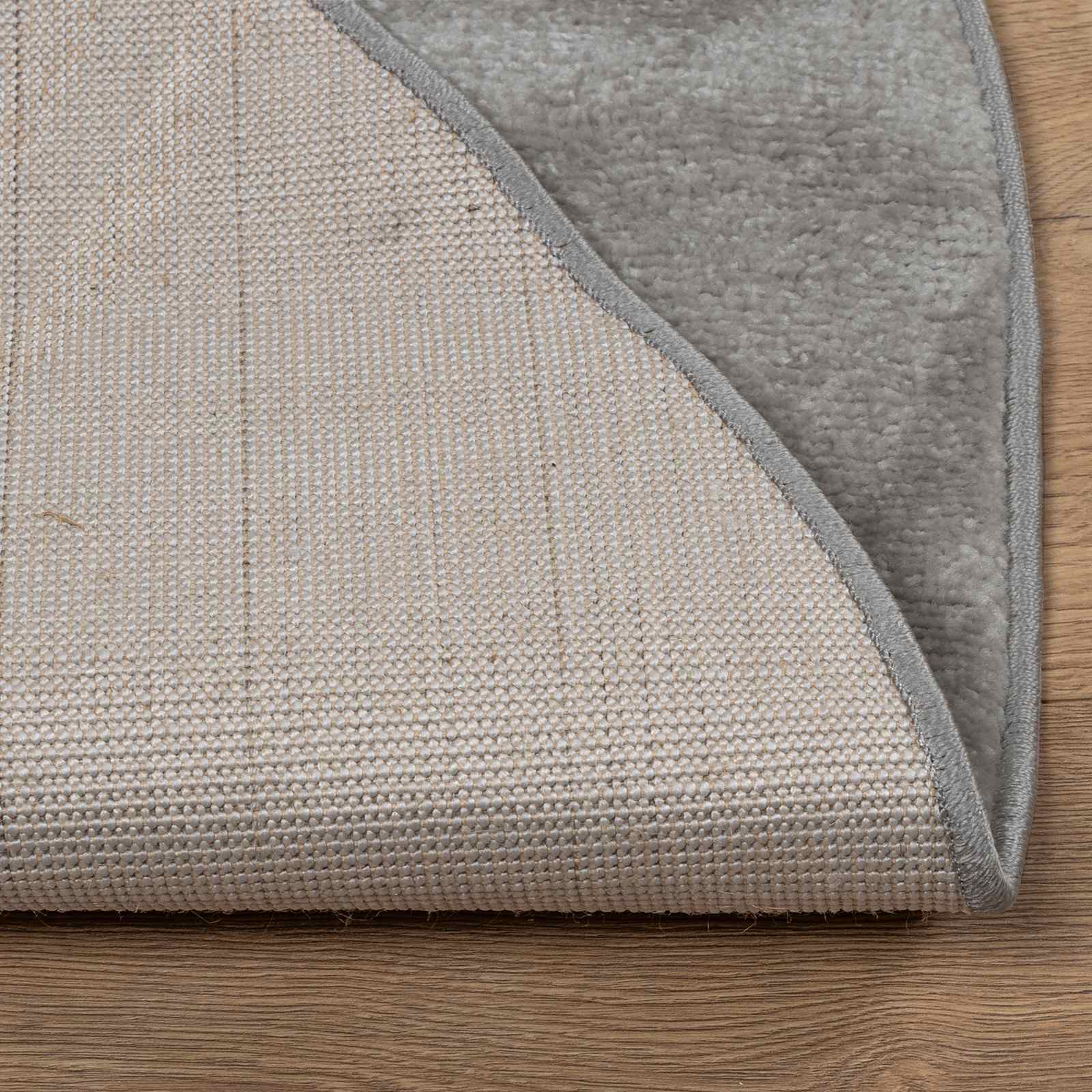 Tapetes de área redondo galati cinzento ø 160 cm poliéster