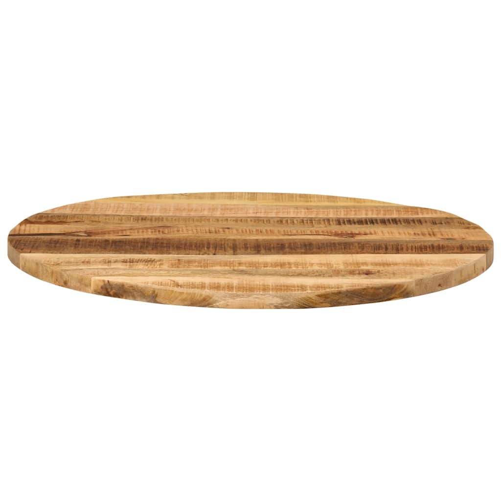 Tampo de mesa redondo ø80x3,8cm madeira mangueira áspera maciça