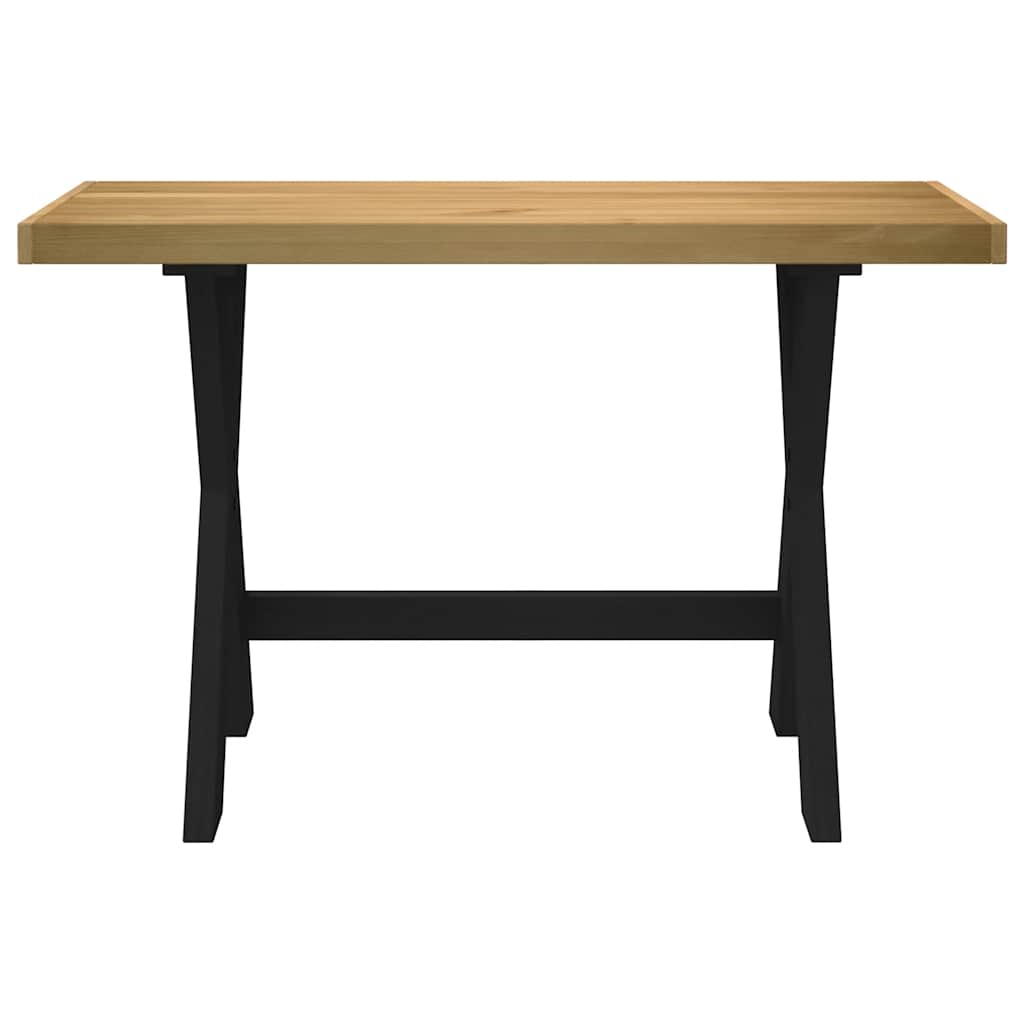 Secretária noain com pernas forma x 120x50x75 cm pinho maciço