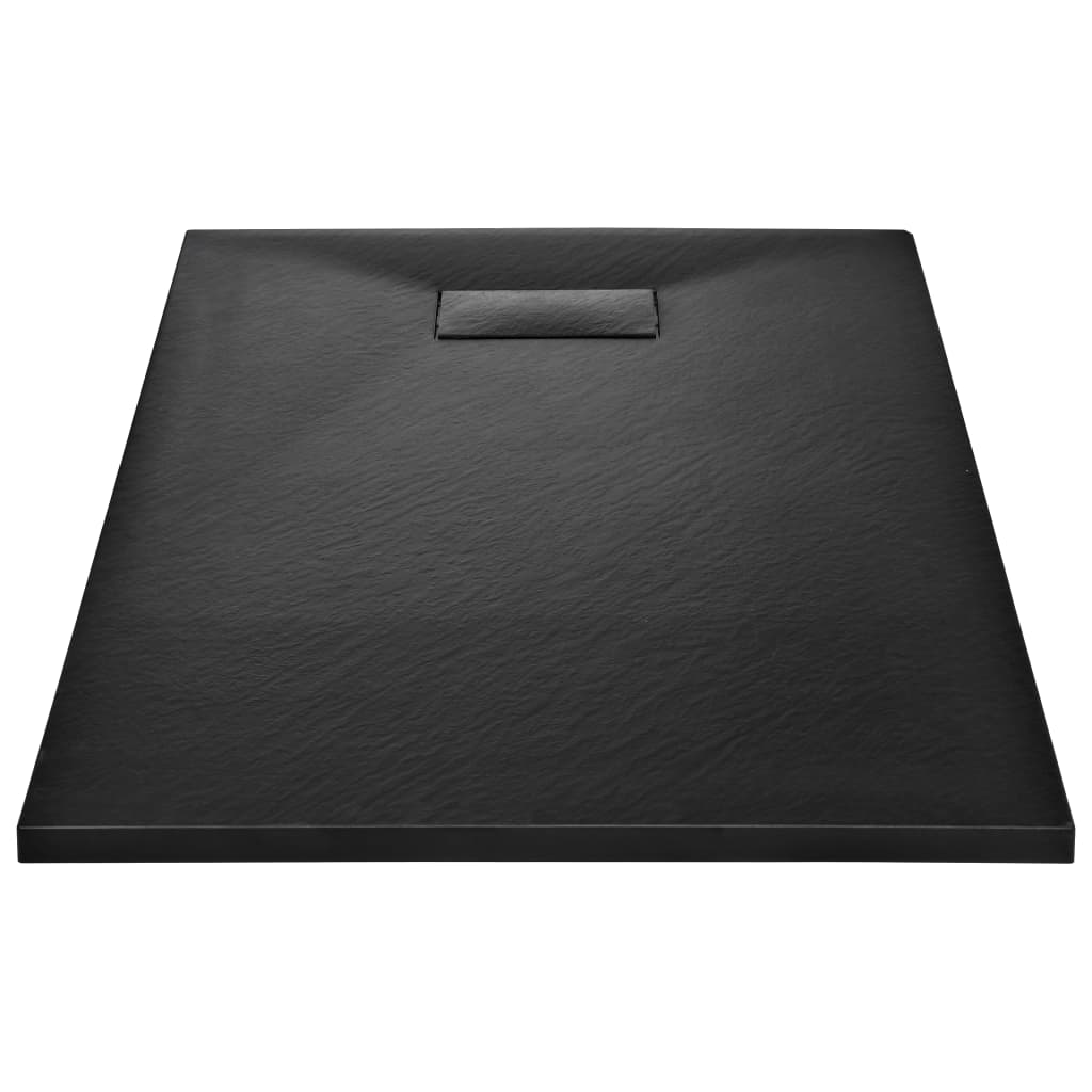Base de chuveiro smc 120x70 cm preto
