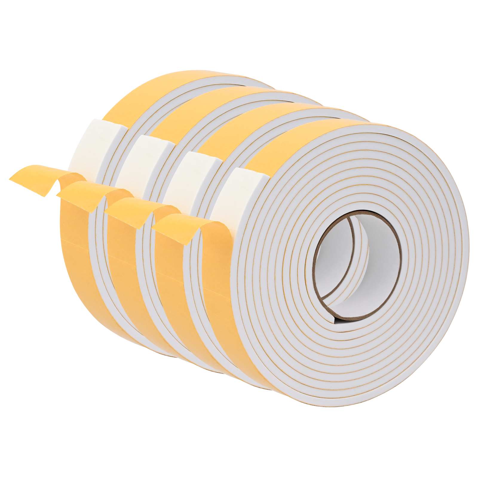 Fita de espuma autoadesiva 4 unid. branco 40mm x 5m espuma cr