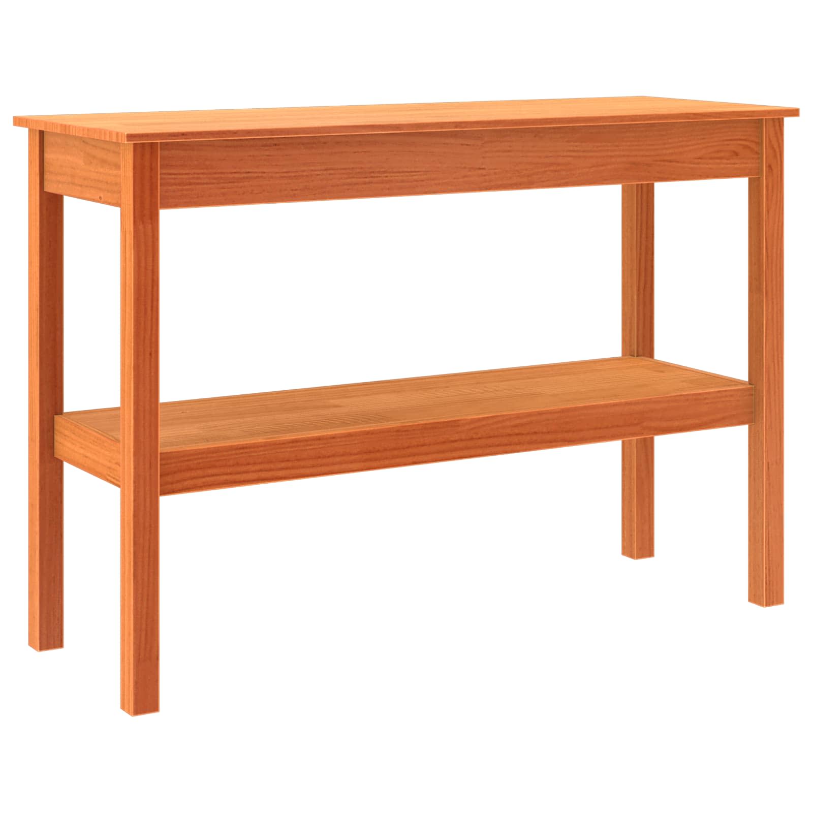 Aparador castanho cera 110 x 40 x 75 cm madeira de pinho maciço