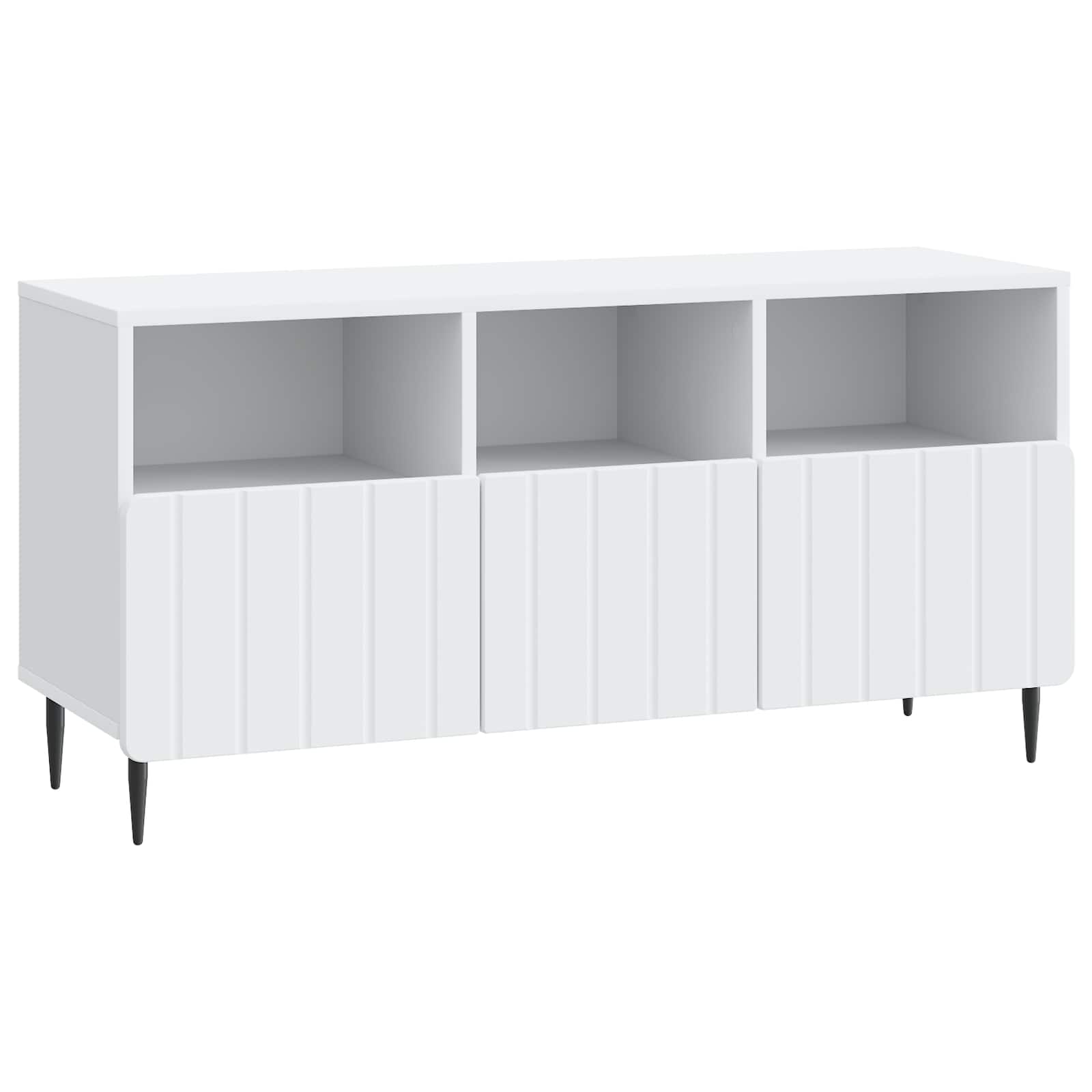 Gabinete para TV branco 102 x 34,5 x 50 cm derivados de madeira