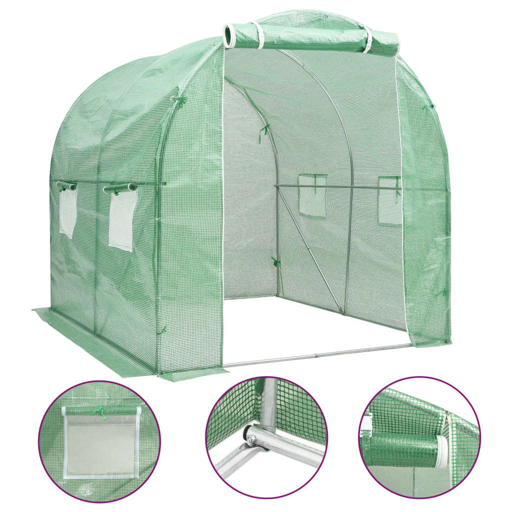 Estufa 4 m² 2x2x2 m