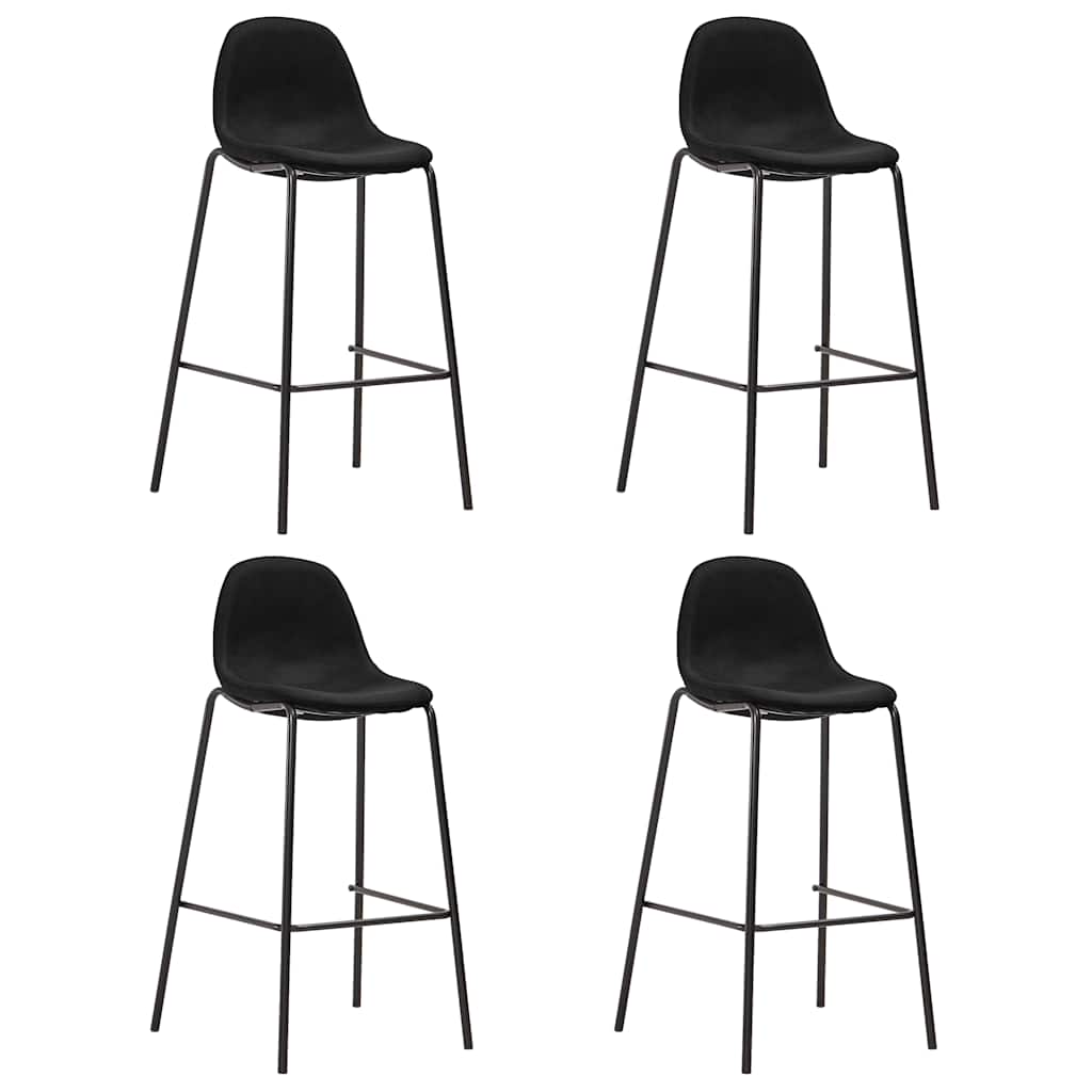 5 Pcs conjunto de bar tecido preto