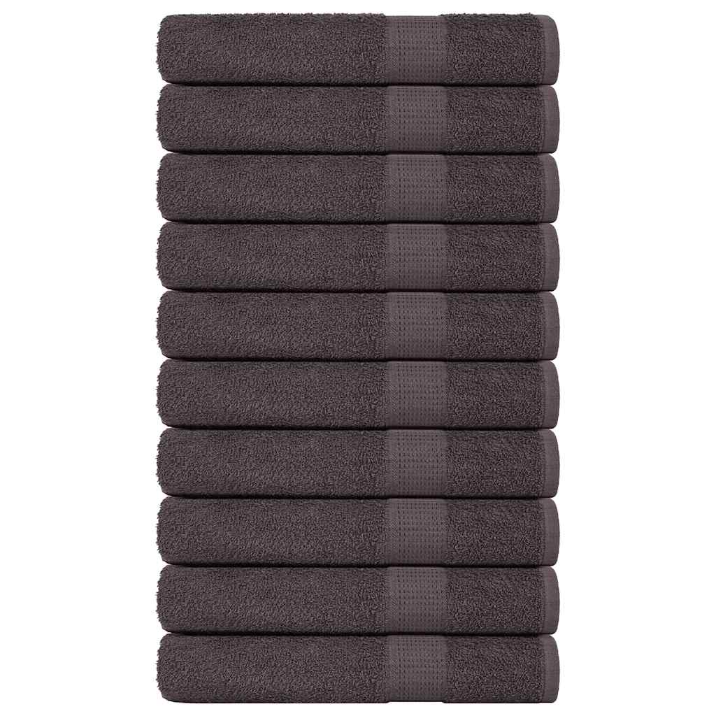 Toalhas de sauna frogn 10 pcs 80x200cm 360 g/m² antracite