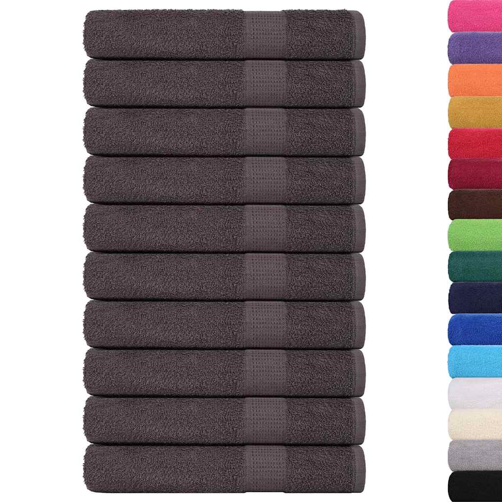 Toalhas de sauna frogn 10 pcs 80x200cm 360 g/m² antracite