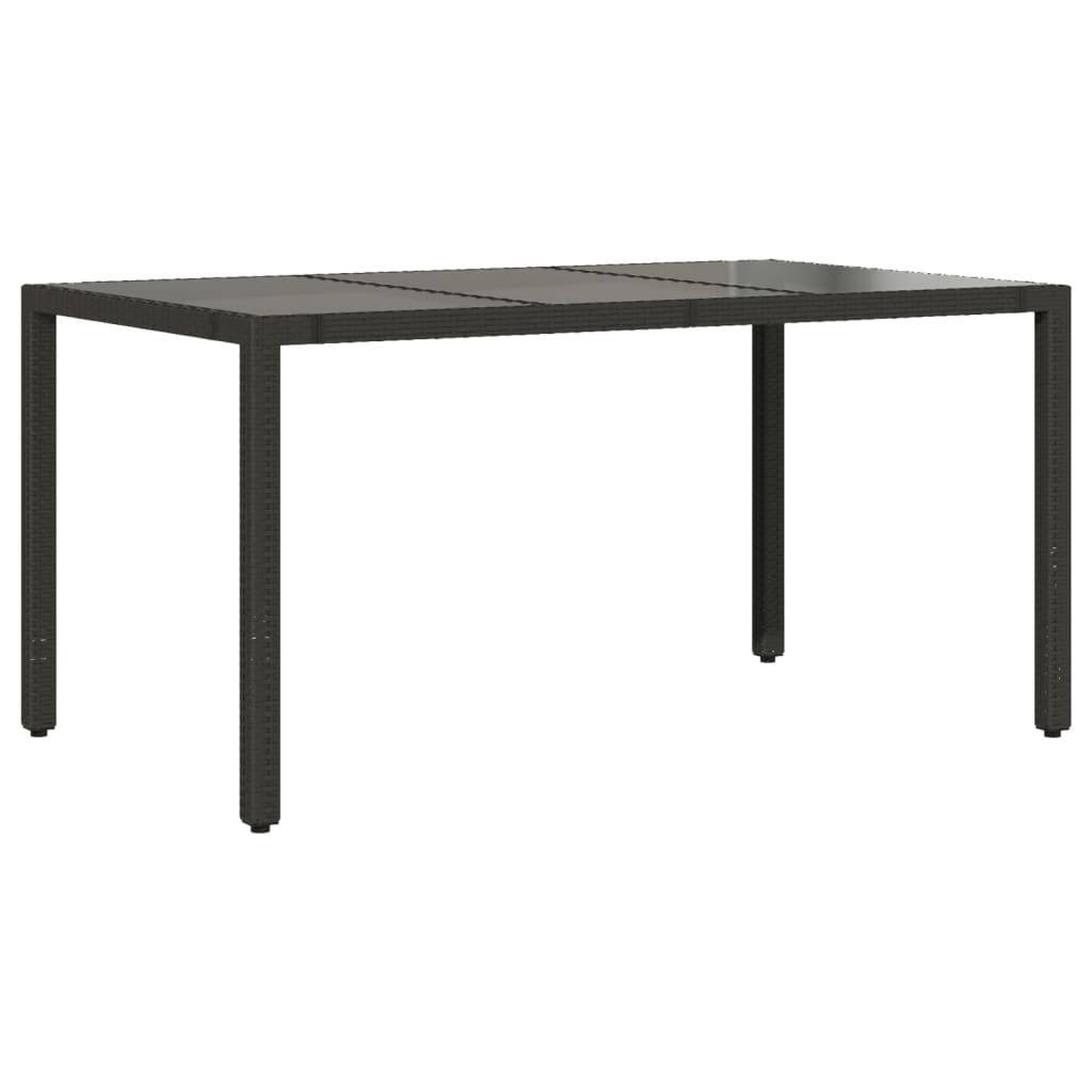 5 Pcs conjunto de jantar p/ jardim c/ almofadões vime PE preto